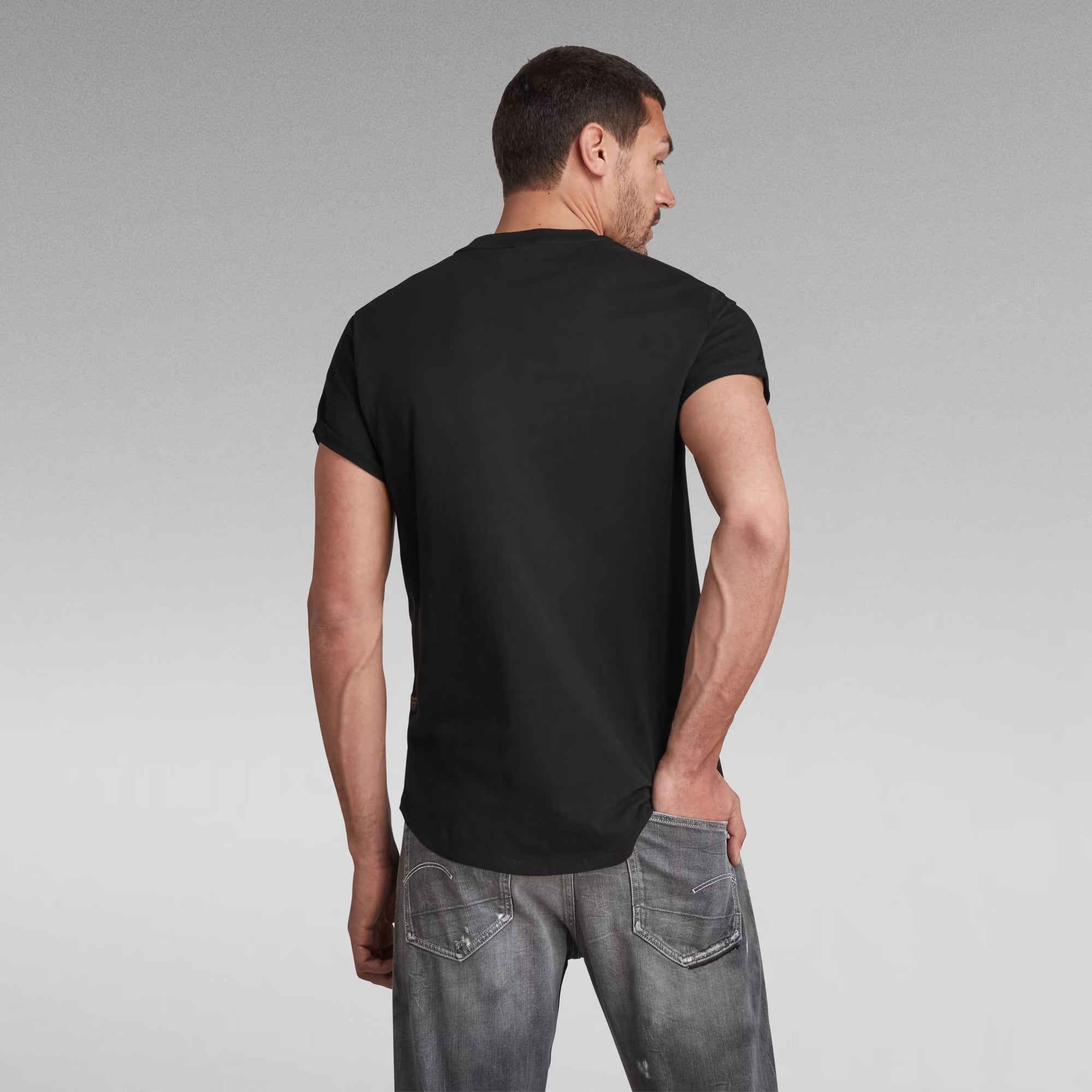 G-STAR RAW Ανδρικό T-shirt Βαμβάκι Μαύρο Relaxed Fit D16396-B353-6484/6484-dk black 1822029
