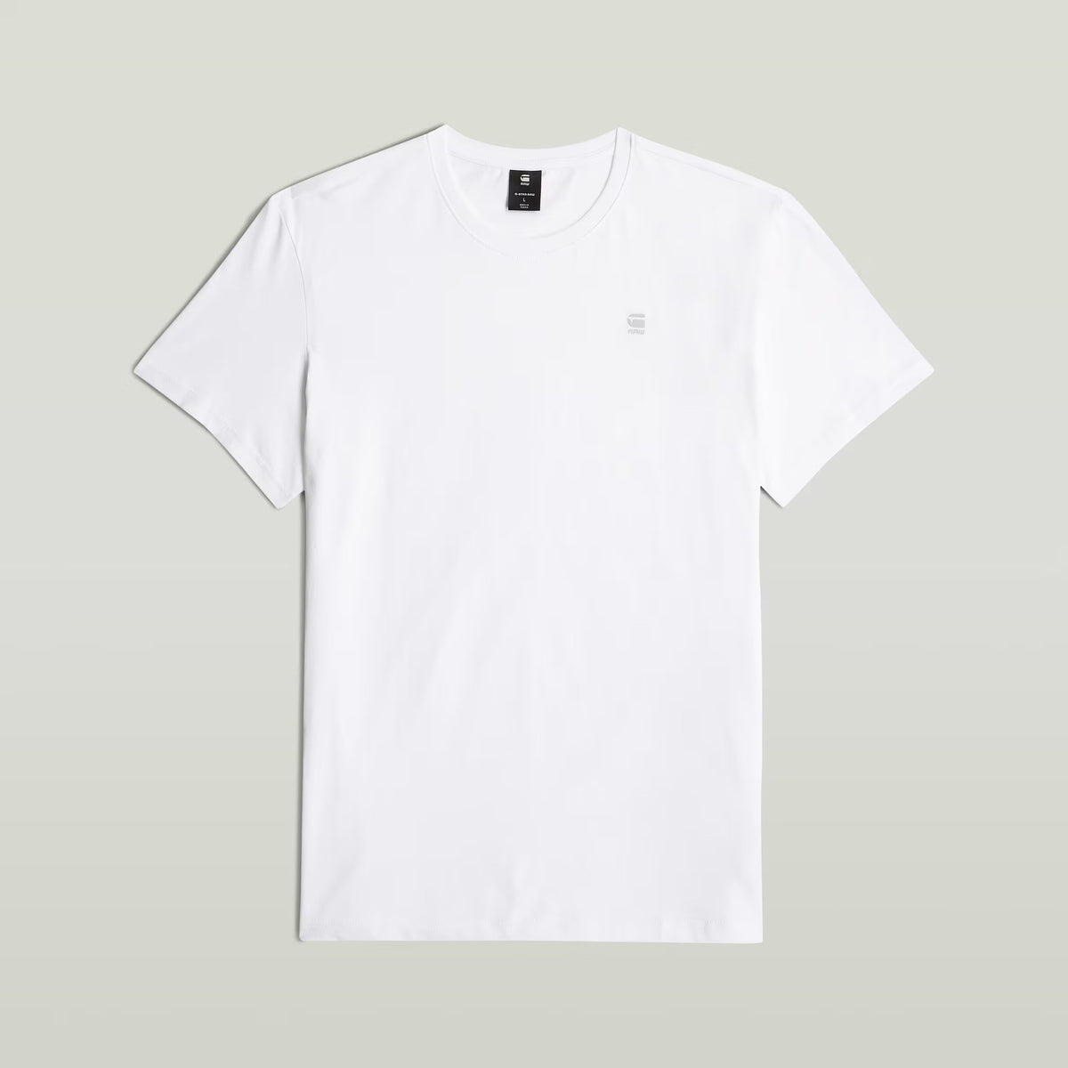 G-STAR RAW Ανδρικό T-shirt Βαμβάκι Λευκό Regular Fit D16411-336-110-white 1821607 1822043