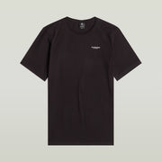 G-STAR RAW Ανδρικό T-shirt Βαμβάκι Μαύρο Regular Fit D19070-C723-6484/dk black 1822030