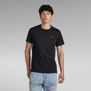 G-STAR RAW Ανδρικό T-shirt Βαμβάκι Μαύρο Regular Fit D24449-336-6484/6484-dk black 1822028