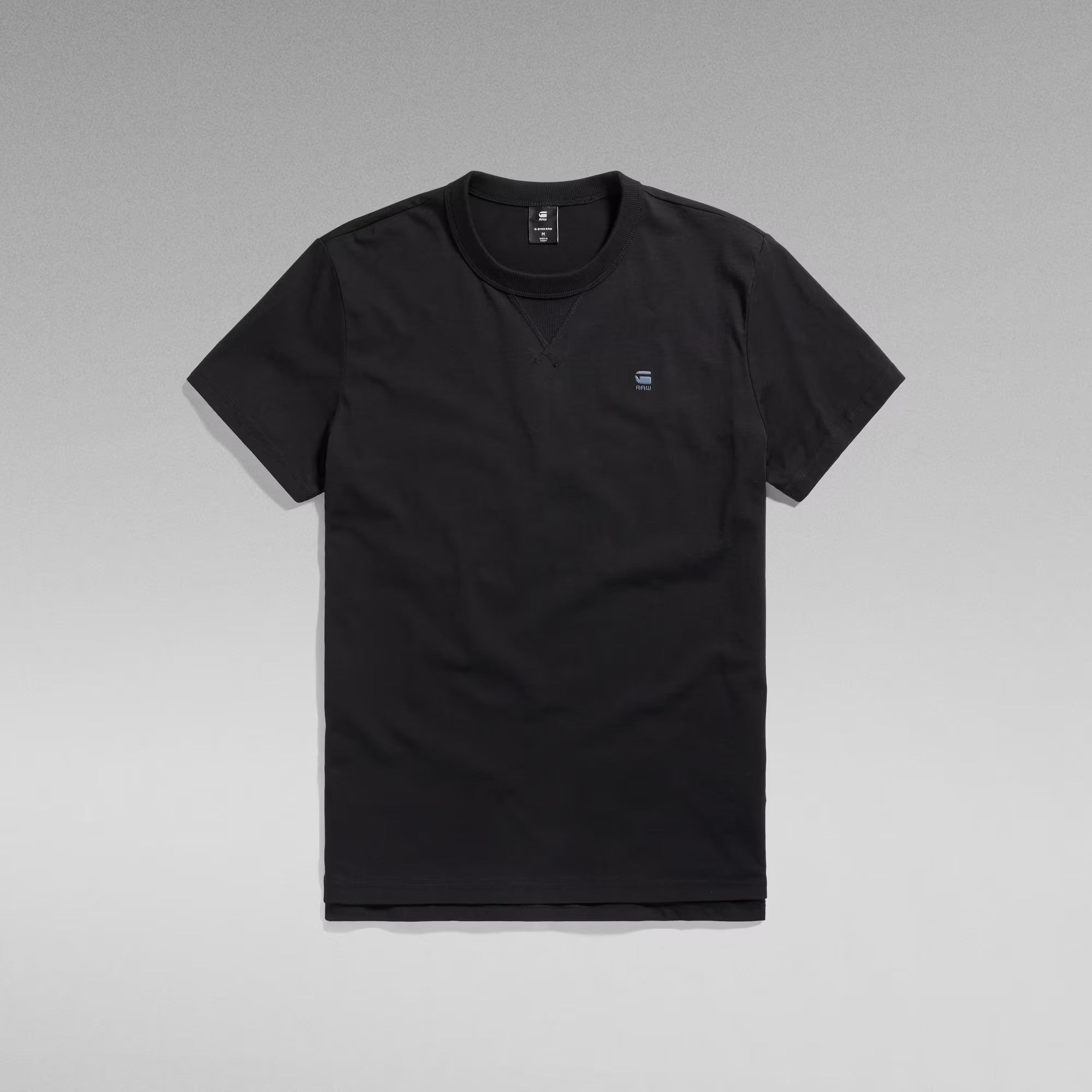 G-STAR RAW Ανδρικό T-shirt Βαμβάκι Μαύρο Regular Fit D24449-336-6484/6484-dk black 1822028