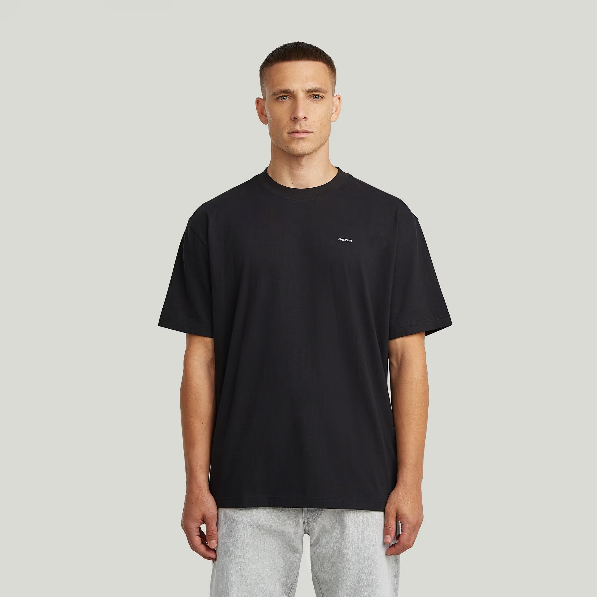 G-STAR RAW Ανδρικό T-shirt Βαμβάκι Μαύρο Regular Fit D28588-D593-6484/dk black 1822020