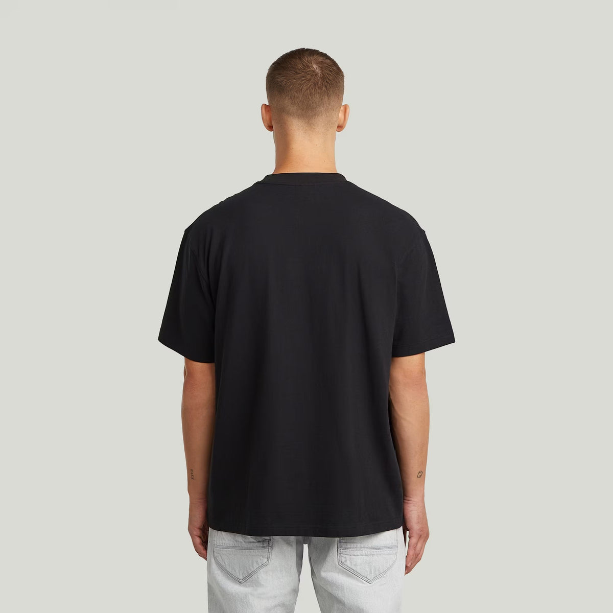 G-STAR RAW Ανδρικό T-shirt Βαμβάκι Μαύρο Regular Fit D28588-D593-6484/dk black 1822020