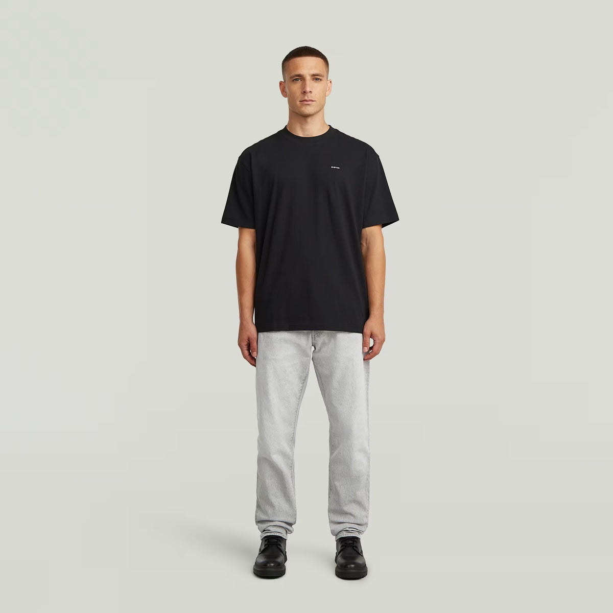 G-STAR RAW Ανδρικό T-shirt Βαμβάκι Μαύρο Regular Fit D28588-D593-6484/dk black 1822020