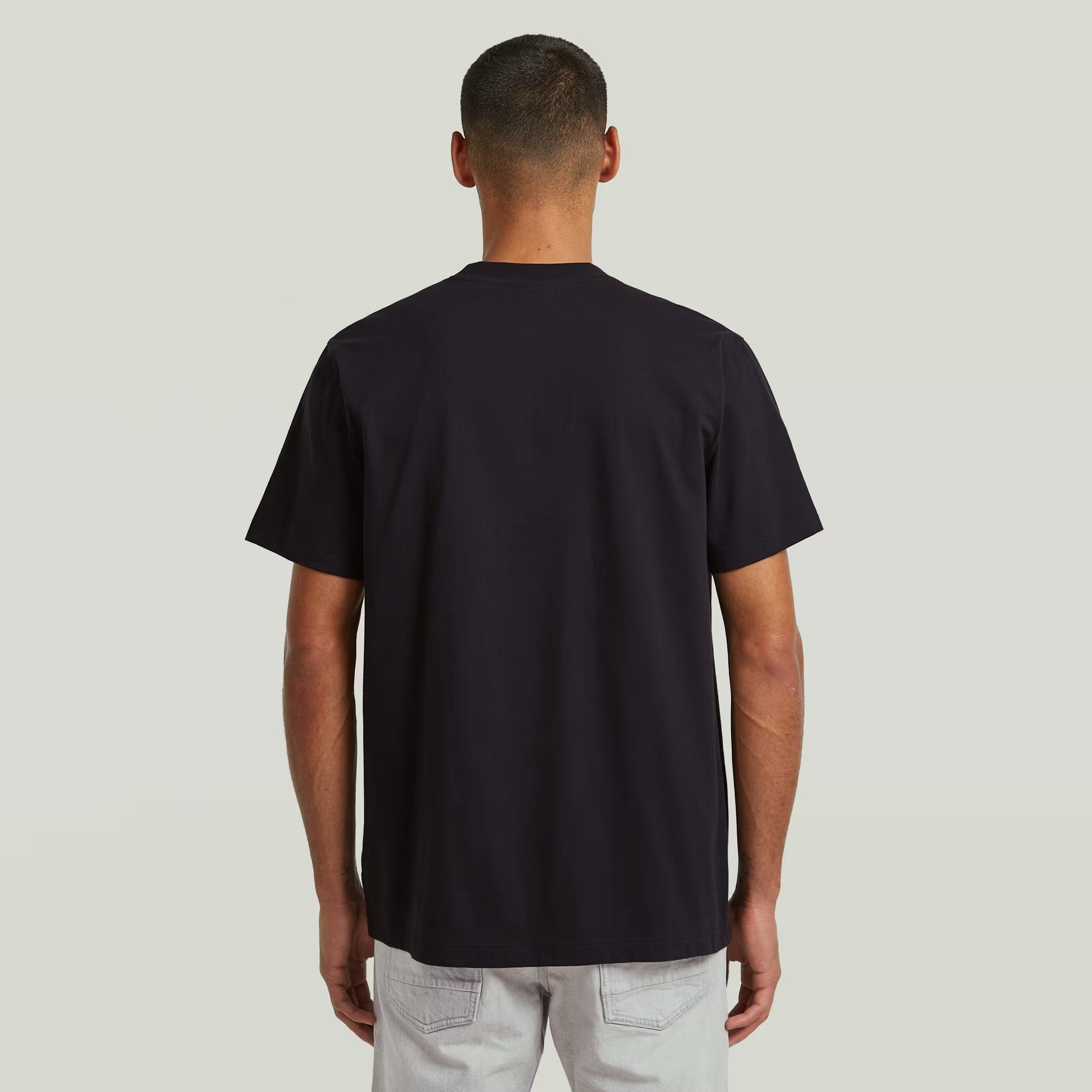 G-STAR RAW Ανδρικό T-shirt Βαμβάκι Μαύρο Regular Fit D28823-E385-6484/dk black 1822019