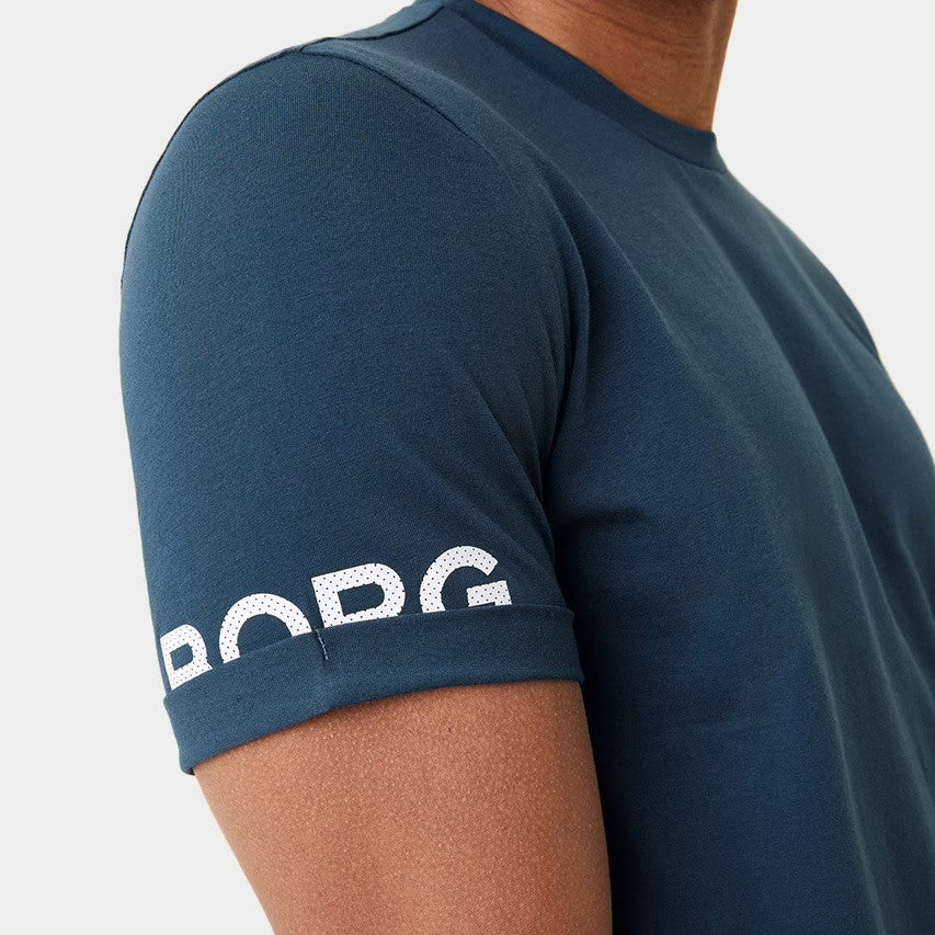 BJORN BORG Ανδρικό T-Shirt Πολυεστέρας/Βαμβάκι Μπλέ 10000166-NA012 1822209
