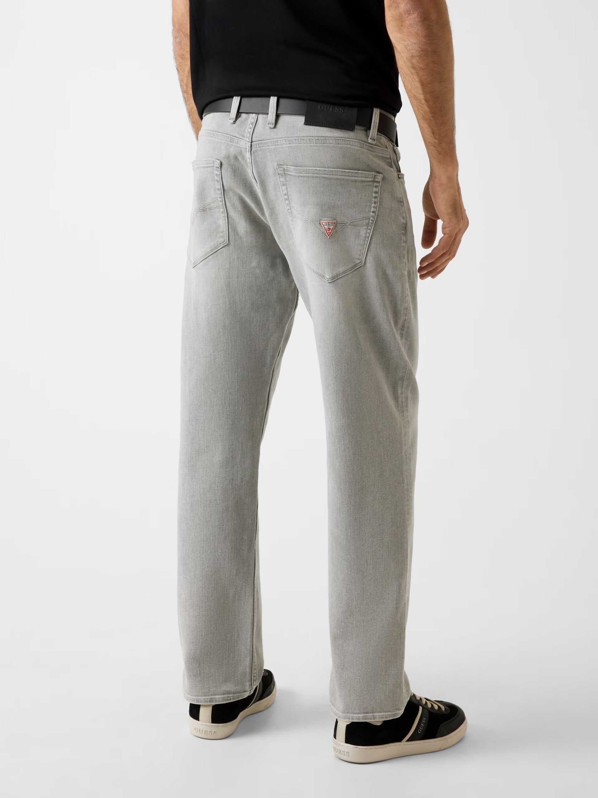 GUESS Ανδρικό Παντελόνι Jeans Βαμβάκι/Ελαστάνη Γκρί Straight Fit M6RAN2D0623-TER1 THE TERRAIN 1823462