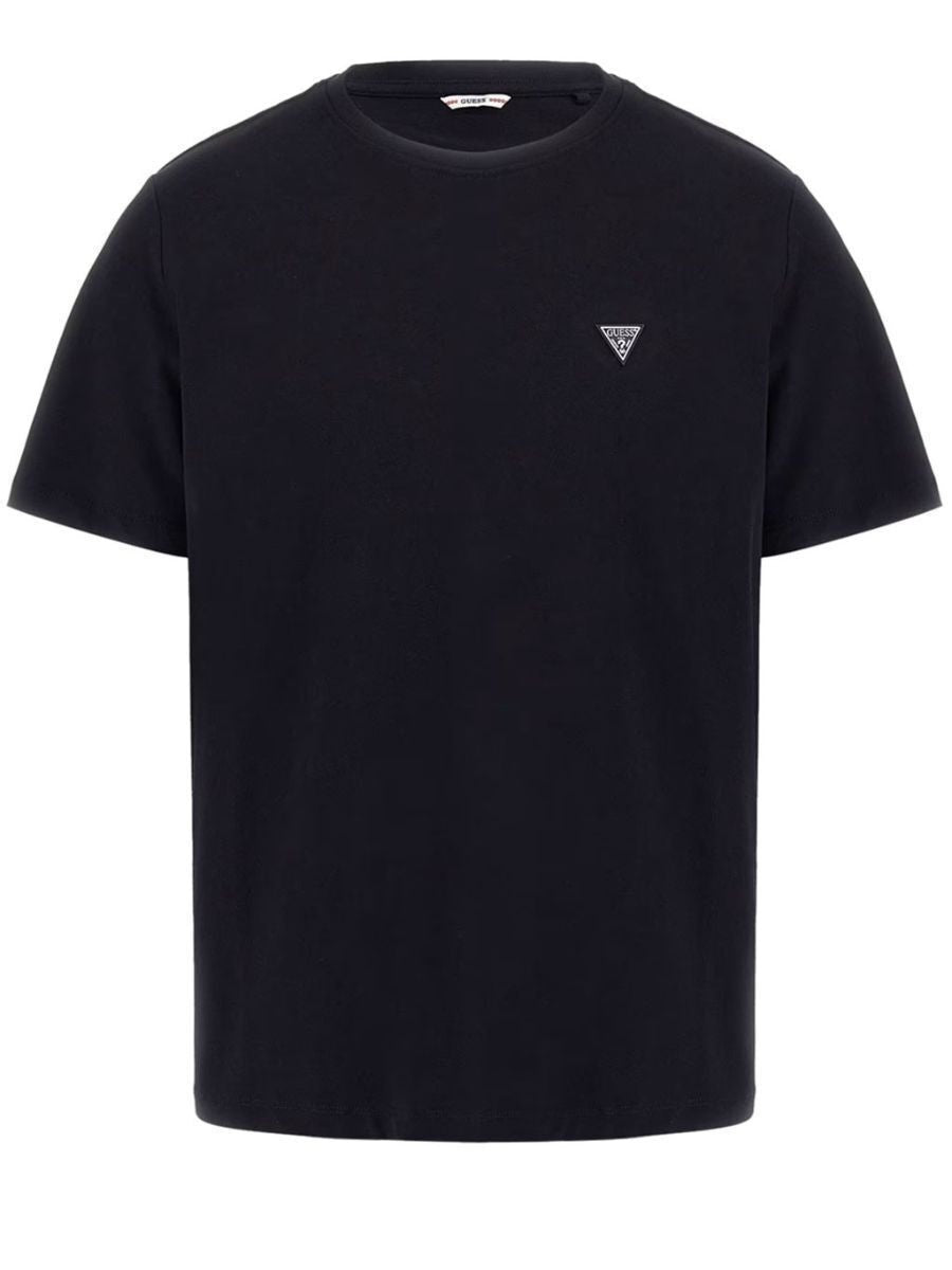 GUESS Ανδρικό T-Shirt Βαμβάκι Μαύρο Regular Fit M4YI0AKCCM1-JBLK JET BLACK A996 1823449