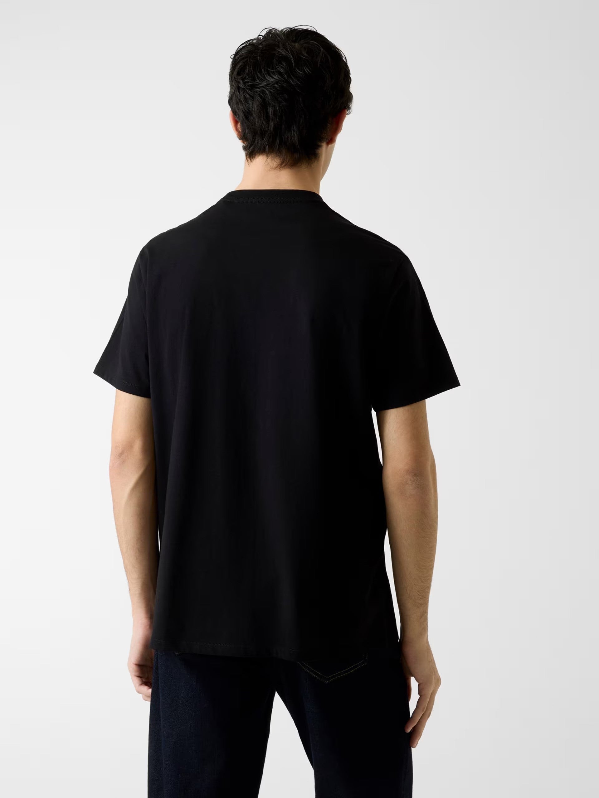 GUESS Ανδρικό T-Shirt Βαμβάκι Μαύρο Regular Fit M6RI05KBW41-JBLK JET BLACK A996 1823454