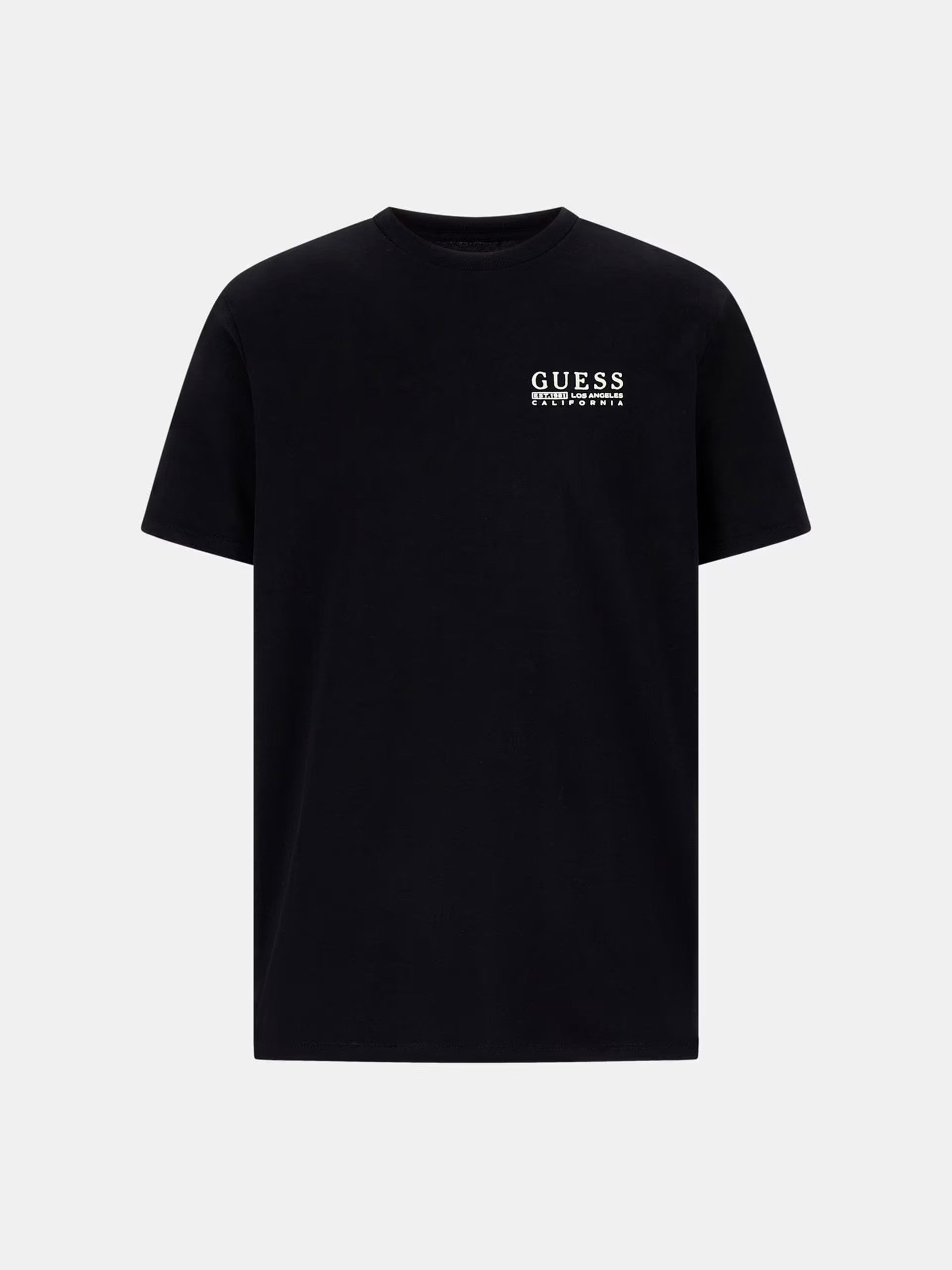 GUESS Ανδρικό T-Shirt Βαμβάκι Μαύρο Regular Fit M6RI05KBW41-JBLK JET BLACK A996 1823454