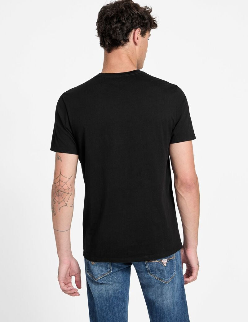 GUESS Ανδρικό T-Shirt Βαμβάκι Μαύρο Slim Fit M6RI09I3Z14-JBLK JET BLACK A996 1823451