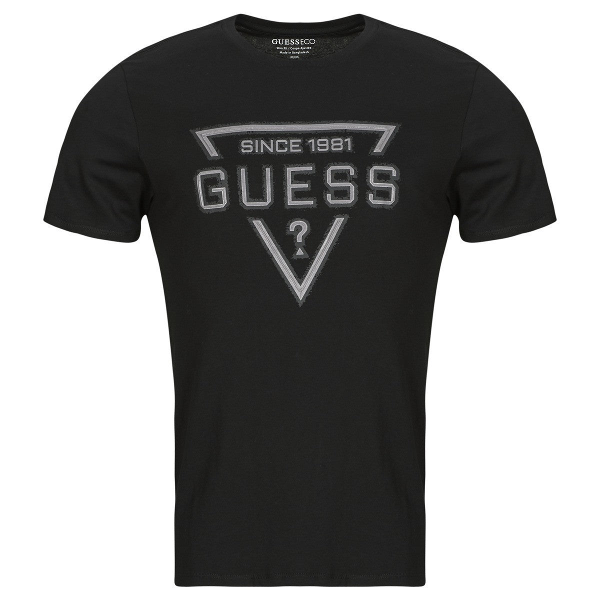 GUESS Ανδρικό T-Shirt Βαμβάκι Μαύρο Slim Fit M6RI09I3Z14-JBLK JET BLACK A996 1823451