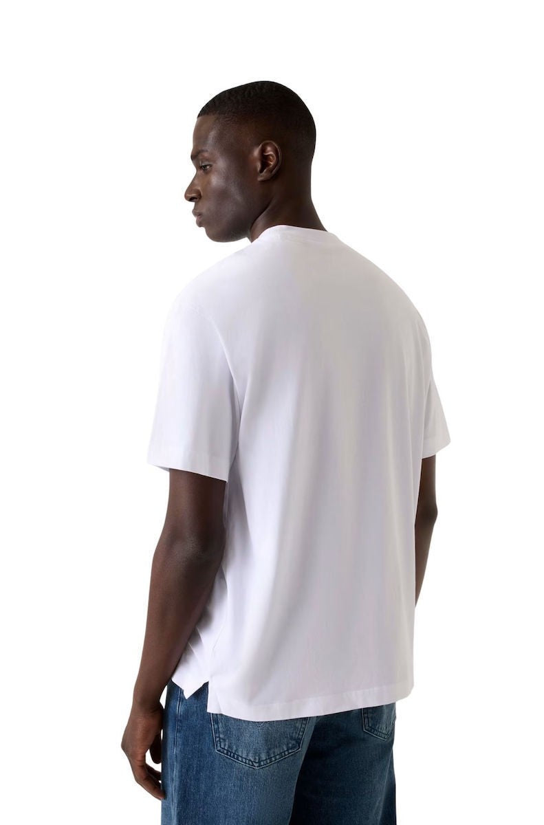 GUESS Ανδρικό T-Shirt Βαμβάκι Λευκό Regular Fit M6RI25I3Z14-G011 PURE WHITE 1823456
