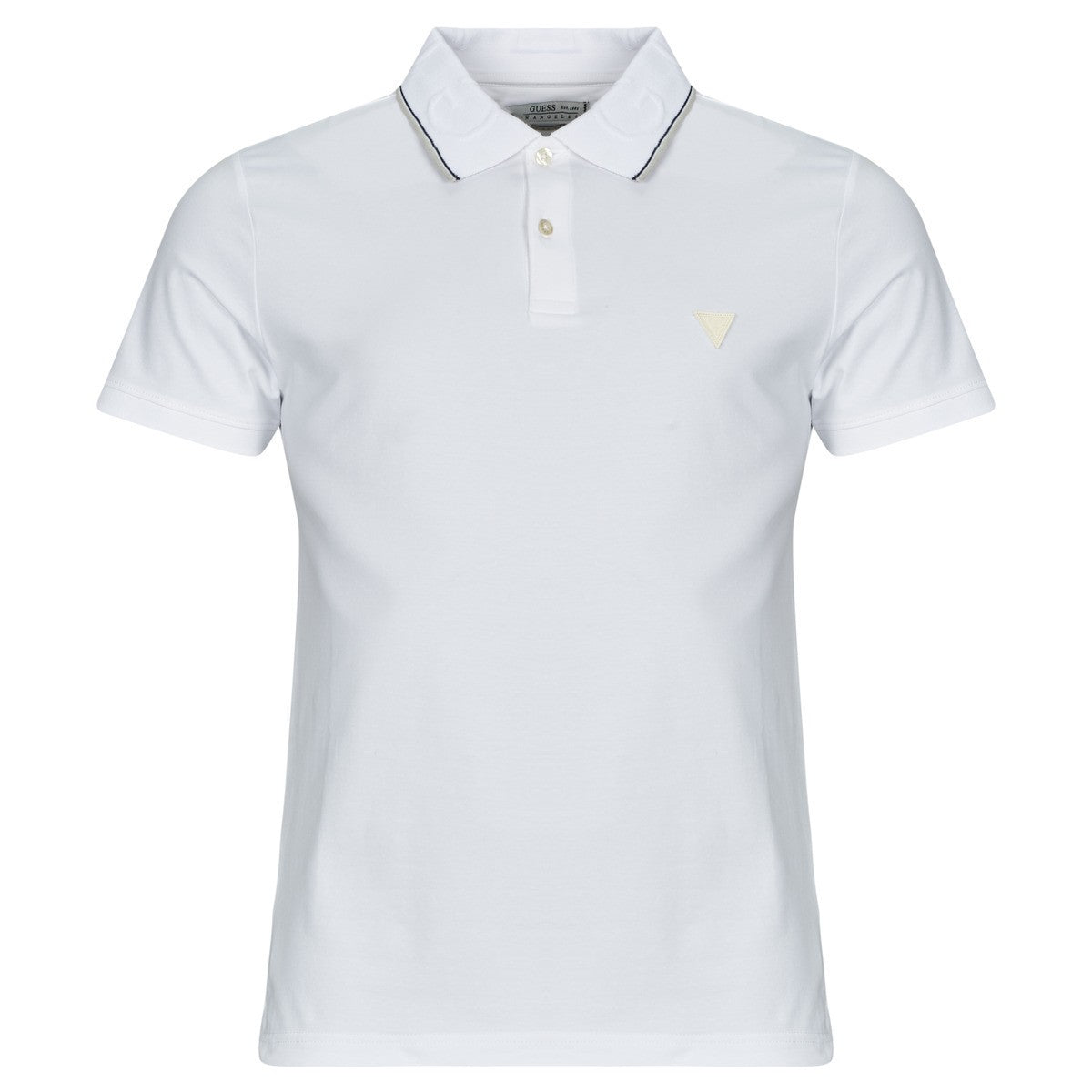 GUESS Ανδρικό T-Shirt Polo Πολυεστέρας/Ελαστάνη Γκρί Regular Fit M6RP66J1314-A92E WARM STONE GREY 1823450