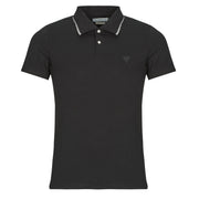 GUESS Ανδρικό T-Shirt Polo Πολυεστέρας/Ελαστάνη Μαύρο Regular Fit M6RP66J1314-JBLK JET BLACK A996 1823450