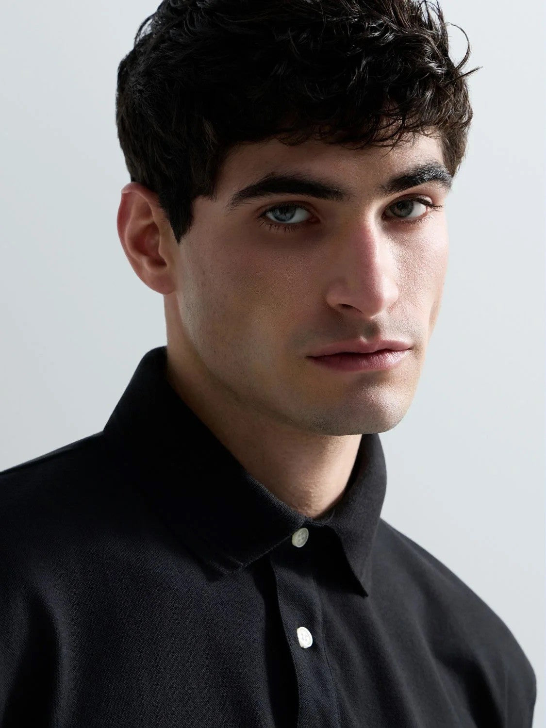 REPLAY Ανδρικό T-Shirt Polo Βαμβάκι/Ελαστάνη Μαύρο Regular Fit M3431.000.21868.576-098 BLACK 1823376