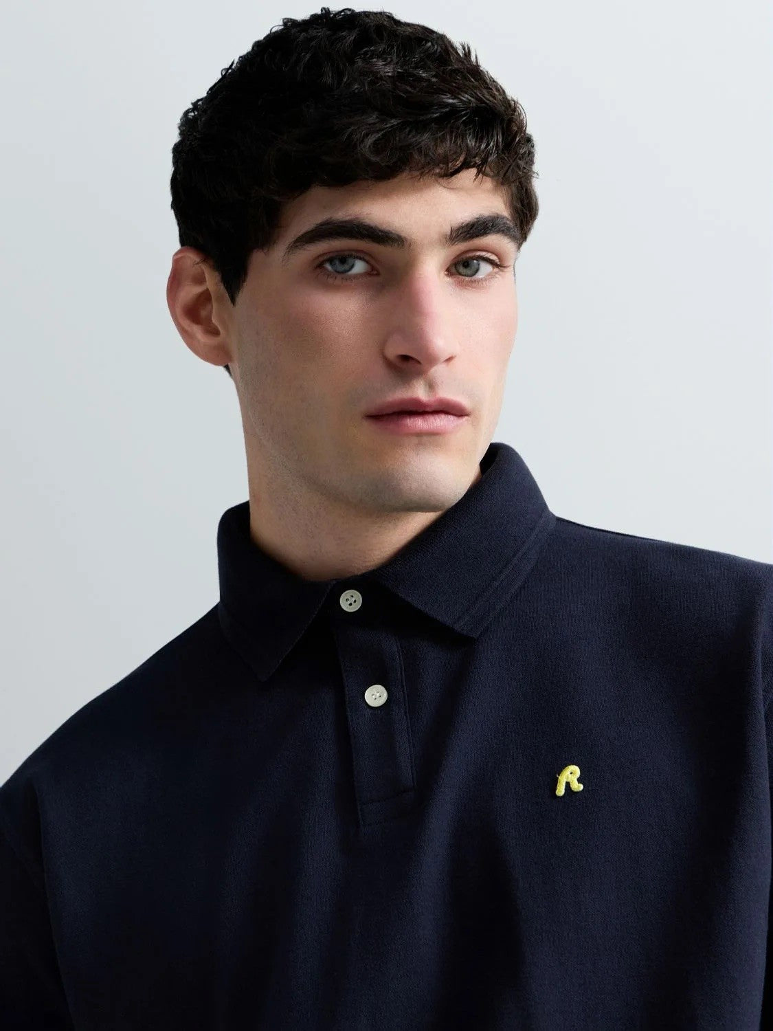 REPLAY Ανδρικό T-Shirt Polo Βαμβάκι/Ελαστάνη Μπλέ Regular Fit M3431.000.21868.576-970 NAVY 1823376