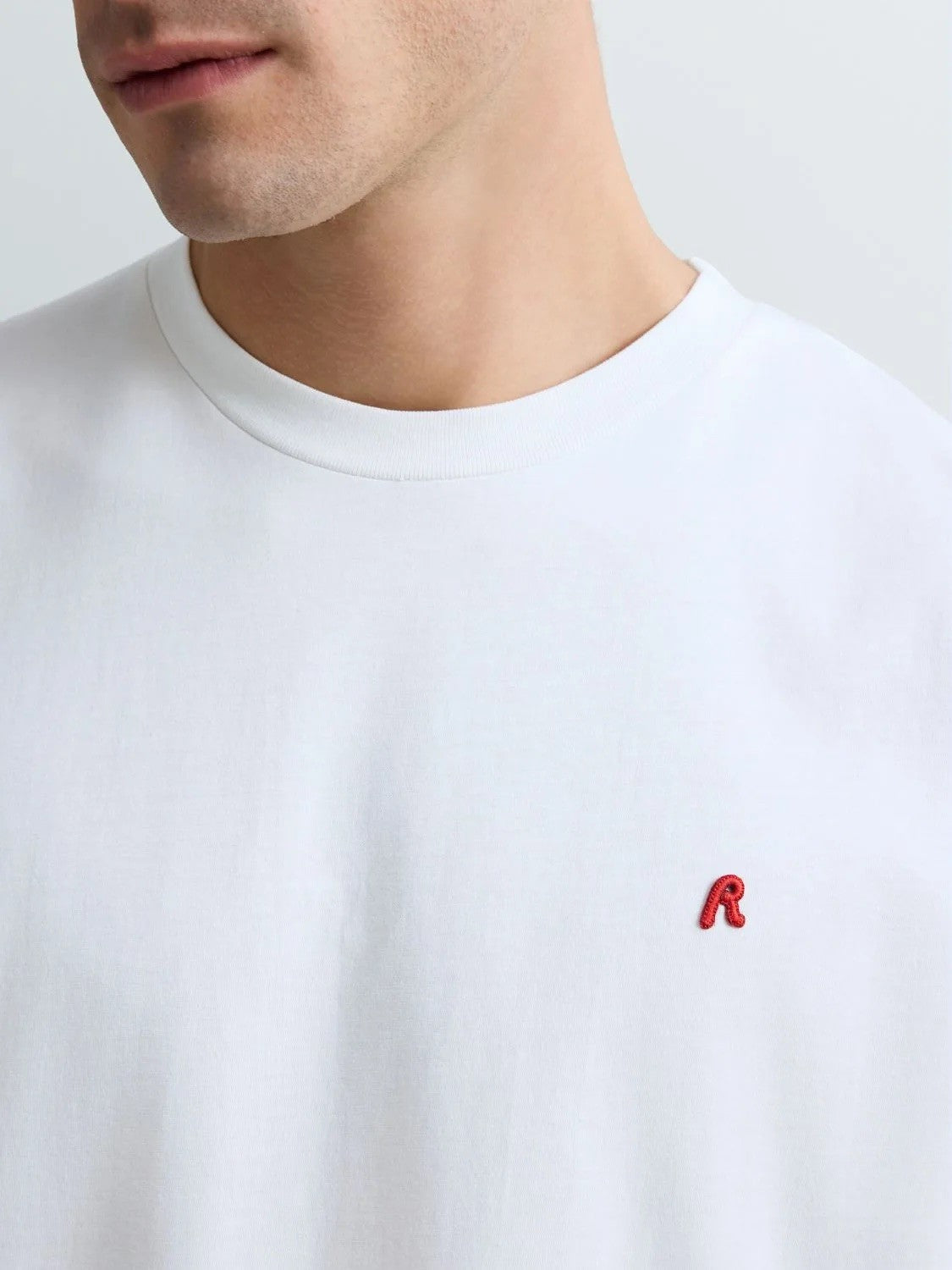 REPLAY Ανδρικό T-Shirt Βαμβάκι Λευκό Regular Fit M3015.000.2660-011 NATURAL WHITE 1822083