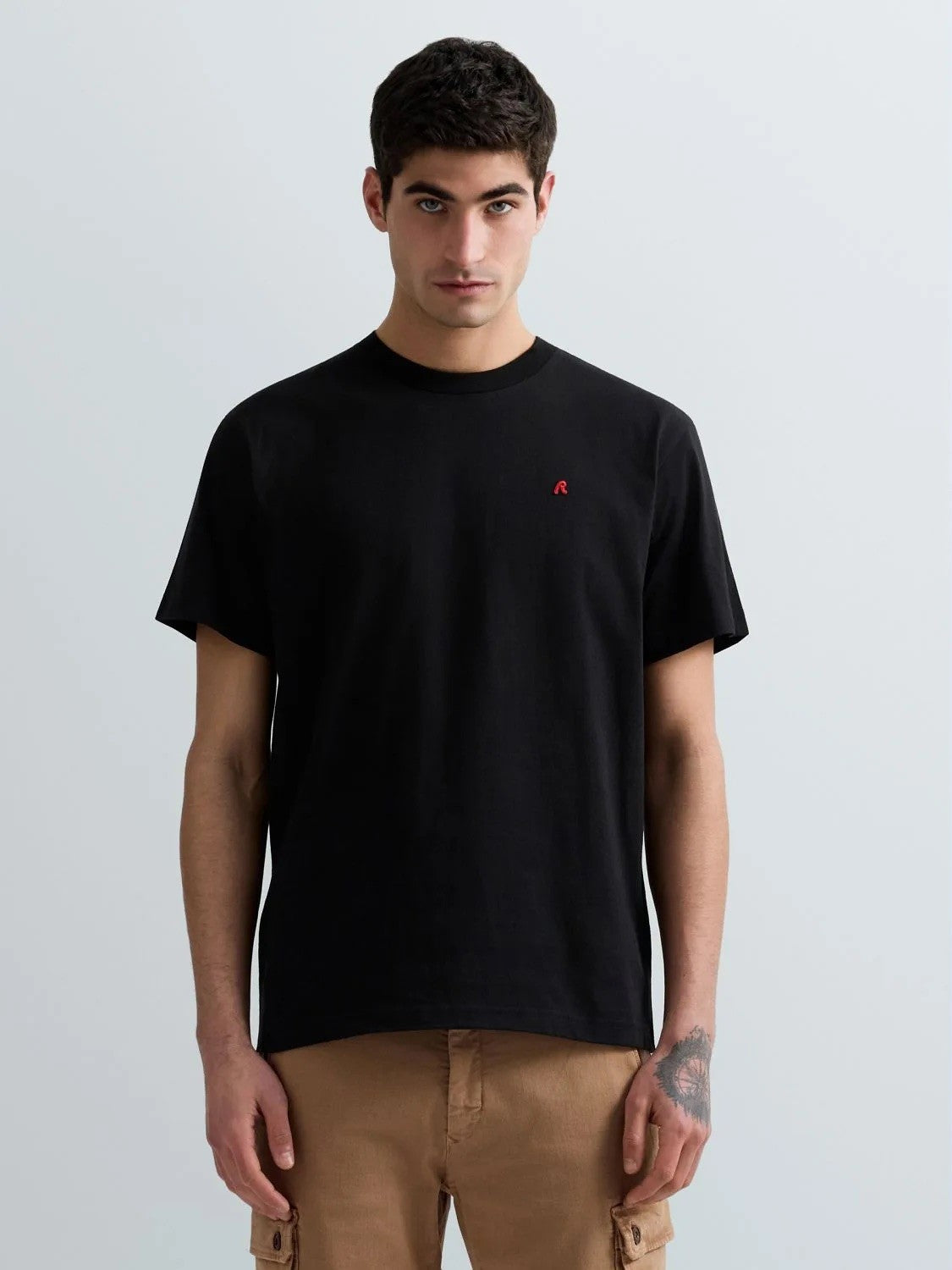 REPLAY Ανδρικό T-Shirt Βαμβάκι Μαύρο Regular Fit M3015.000.2660-098 BLACK 1822083