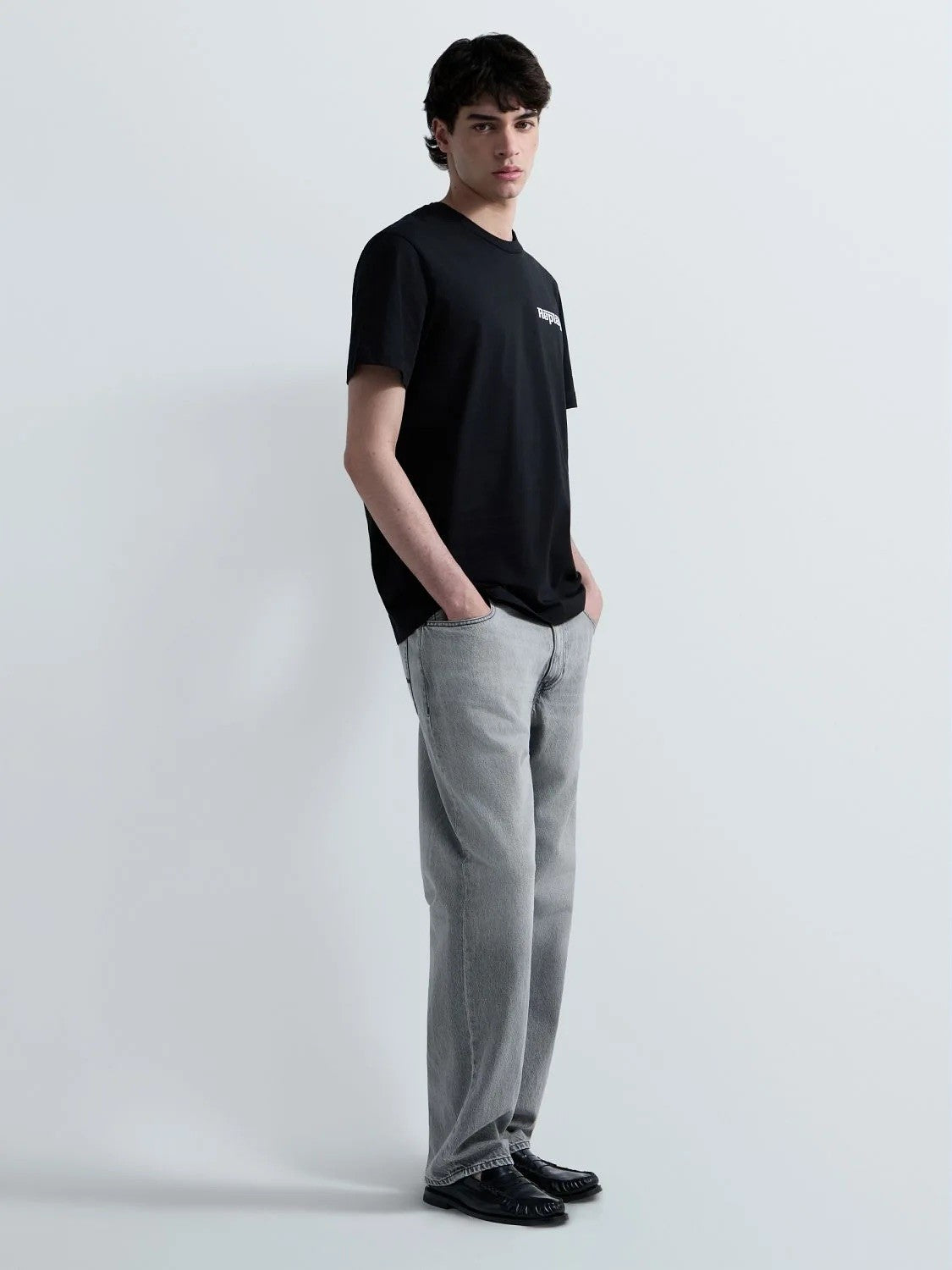 REPLAY Ανδρικό T-Shirt Βαμβάκι Μαύρο Regular Fit M3329.000.2660-098 BLACK 1823390