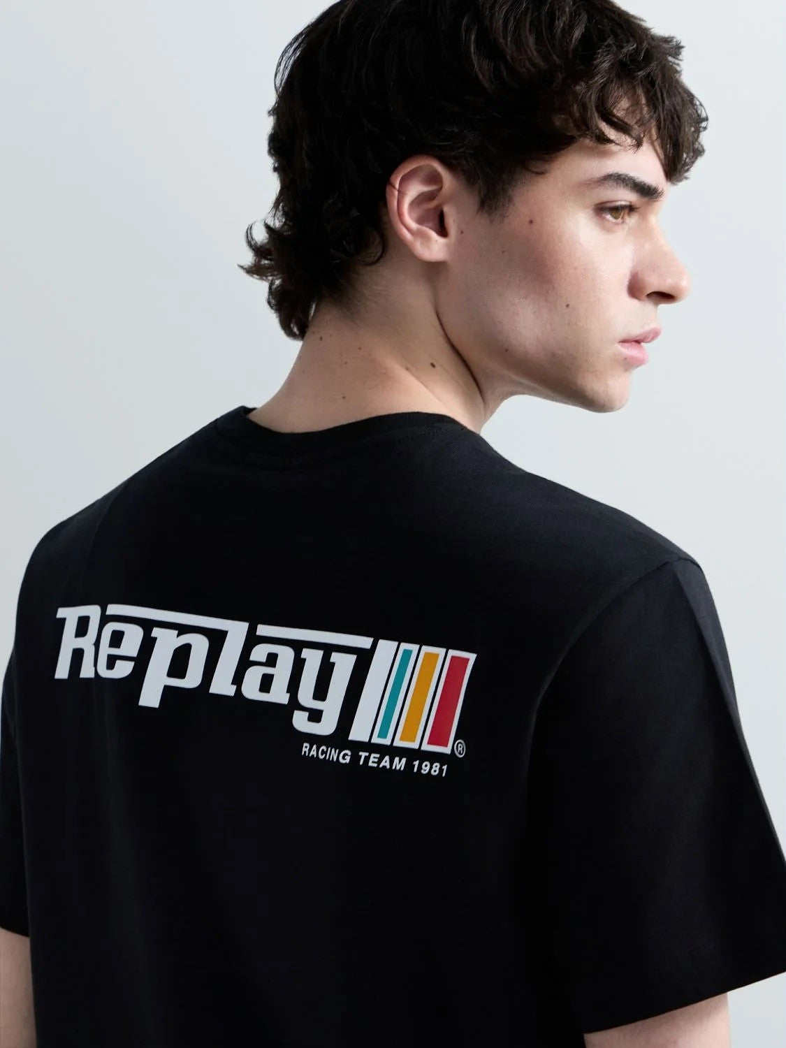 REPLAY Ανδρικό T-Shirt Βαμβάκι Μαύρο Regular Fit M3329.000.2660-098 BLACK 1823390