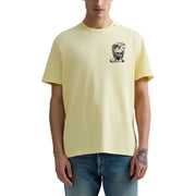 REPLAY Ανδρικό T-Shirt Βαμβάκι Κίτρινο Regular Fit M3338.000.2660-645 PALE YELLOW 1823366
