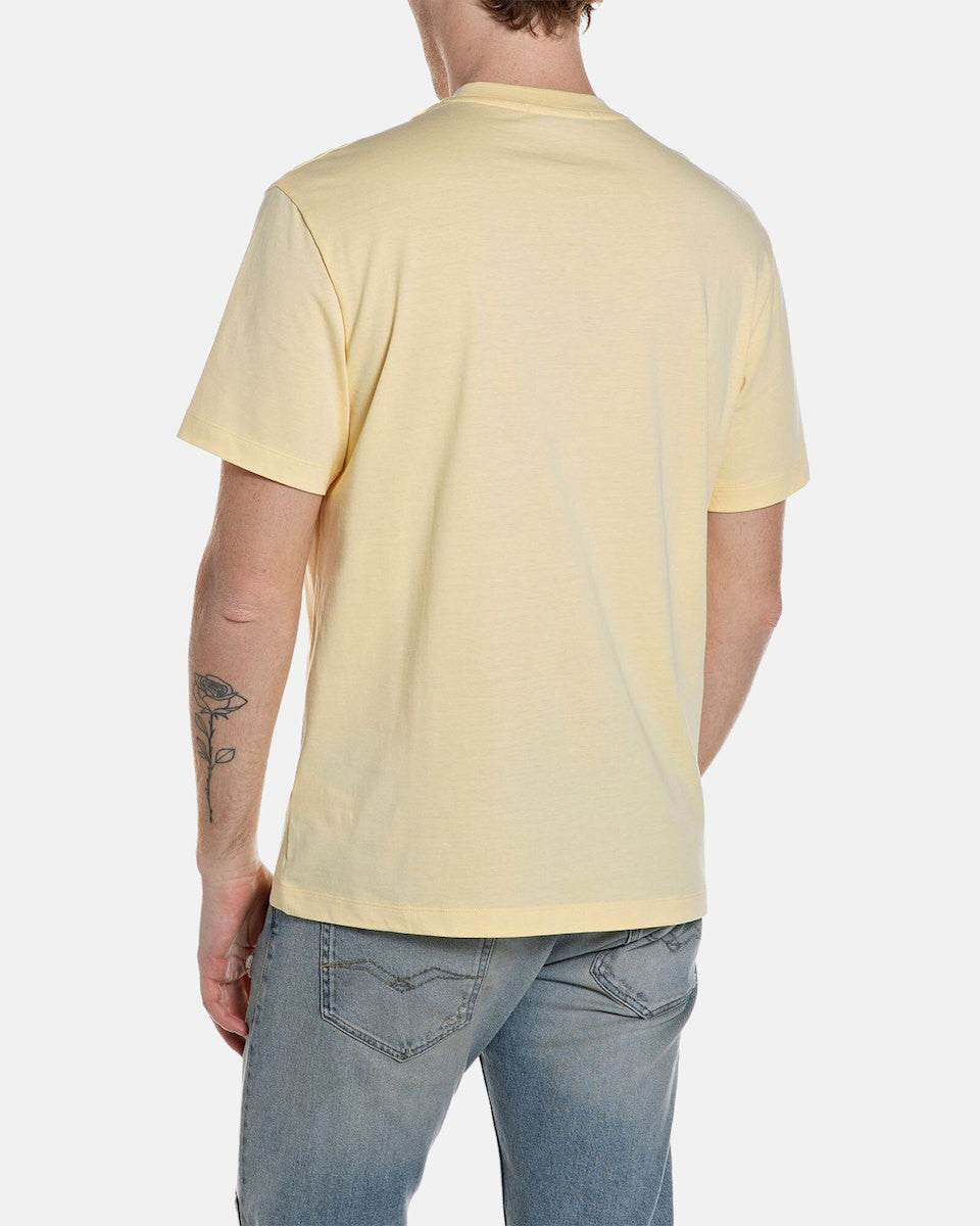 REPLAY Ανδρικό T-Shirt Βαμβάκι Κίτρινο Regular Fit M3338.000.2660-645 PALE YELLOW 1823366