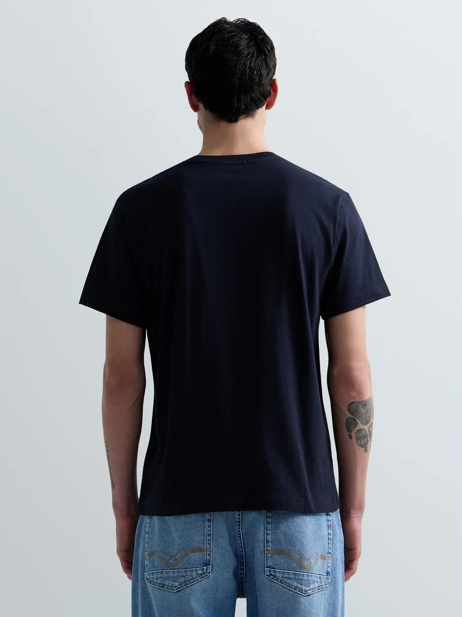 REPLAY Ανδρικό T-Shirt Βαμβάκι Μπλέ Regular Fit M3341.000.2660-970 DARK NAVY 1822081