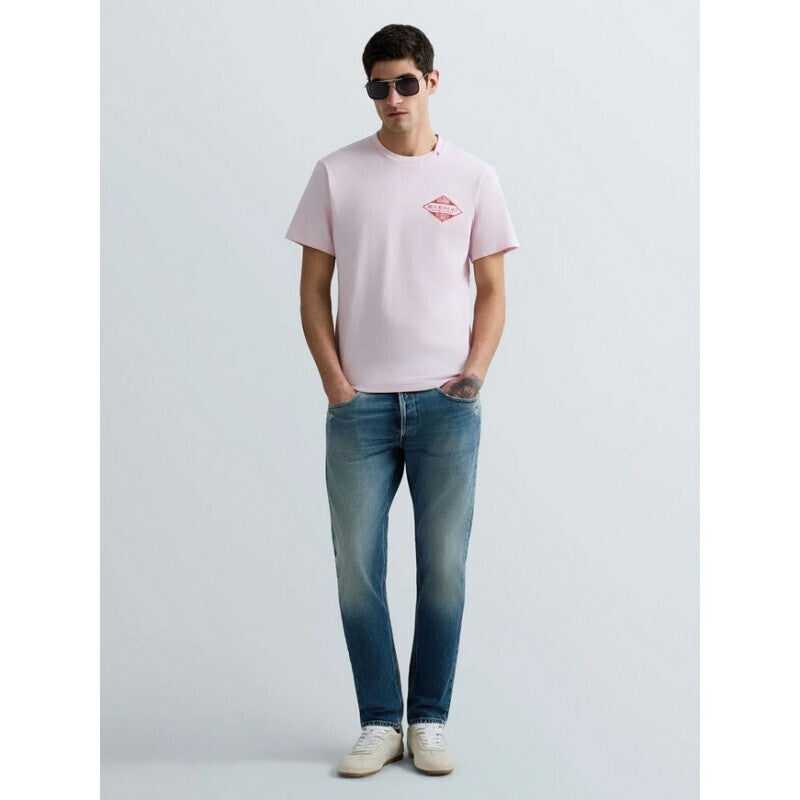 REPLAY Ανδρικό T-Shirt Βαμβάκι Ρόζ Regular Fit M3344.000.2660-062 PALE PINK 1823383