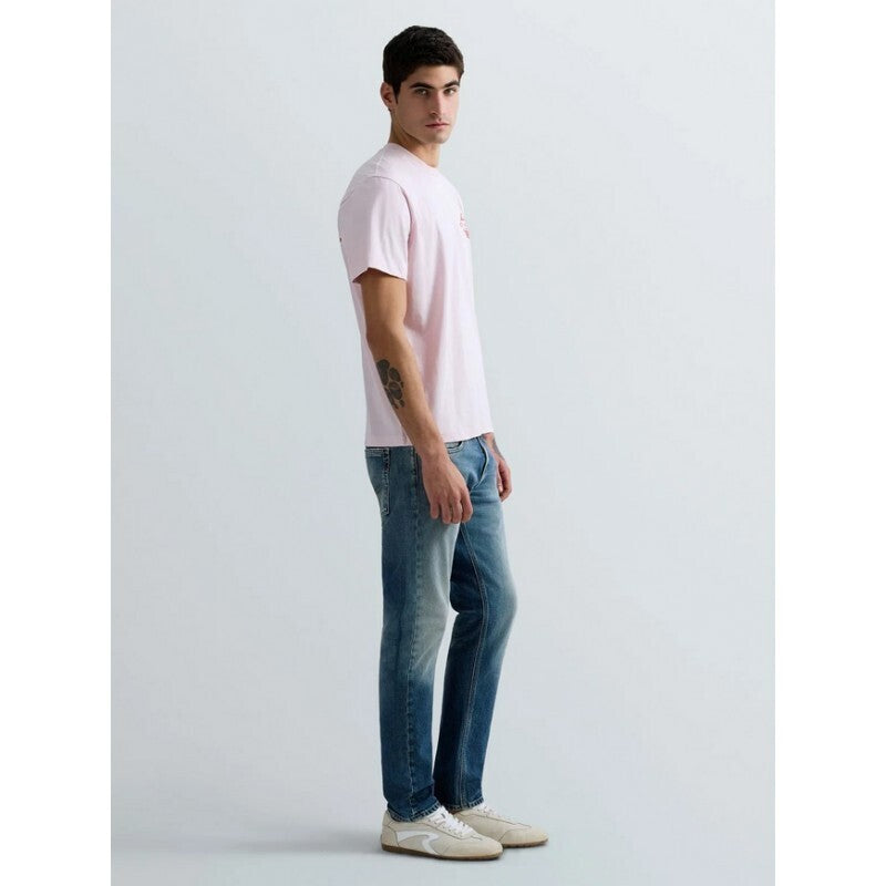 REPLAY Ανδρικό T-Shirt Βαμβάκι Ρόζ Regular Fit M3344.000.2660-062 PALE PINK 1823383
