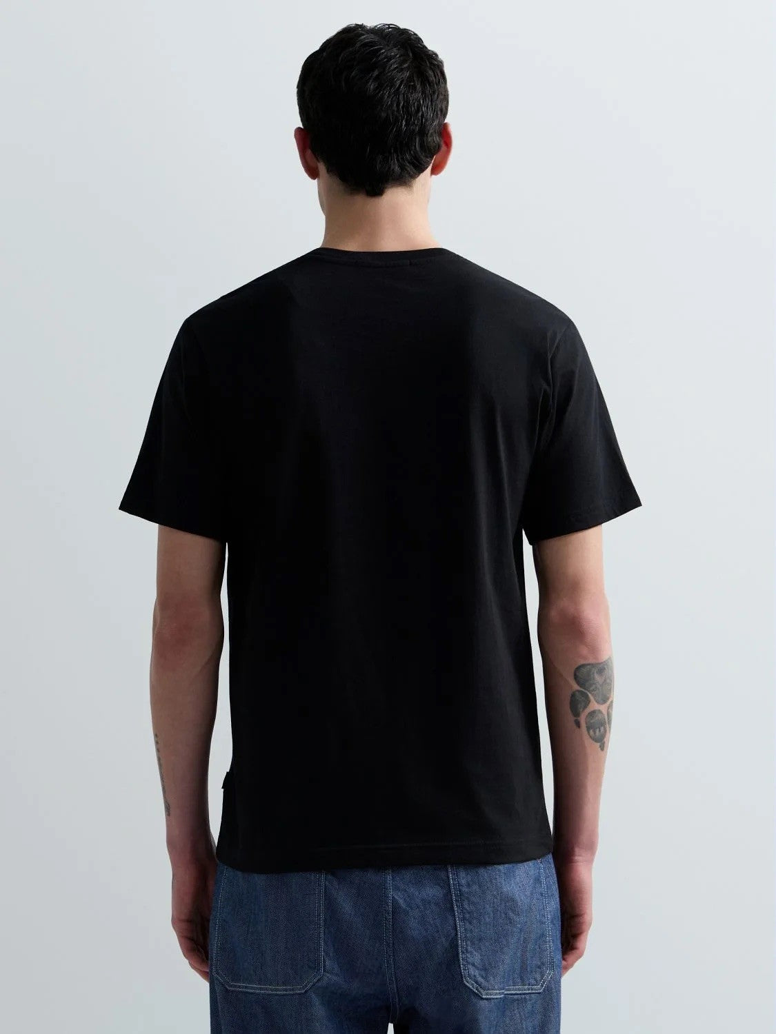 REPLAY Ανδρικό T-Shirt 3D Logo Βαμβάκι Μαύρο Regular Fit M3347.000.2660-098 BLACK 1823381