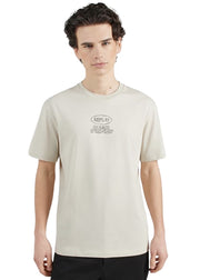 REPLAY Ανδρικό T-Shirt Βαμβάκι Μπέζ Regular Fit M3348.000.2660-858 BONE 1823374