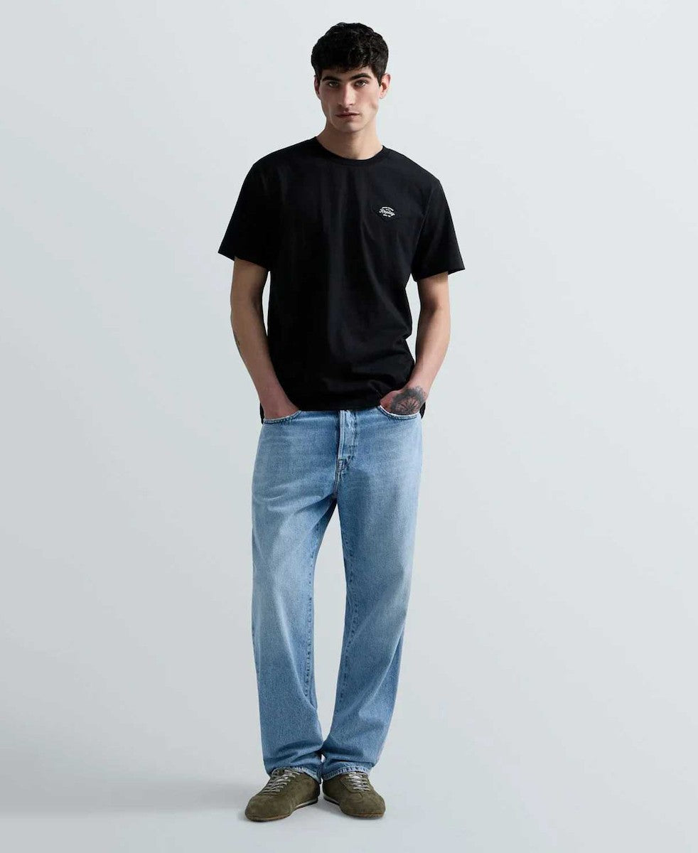 REPLAY Ανδρικό T-Shirt Βαμβάκι Μαύρο Regular Fit M3368.000.23732P-098 BLACK 1823367