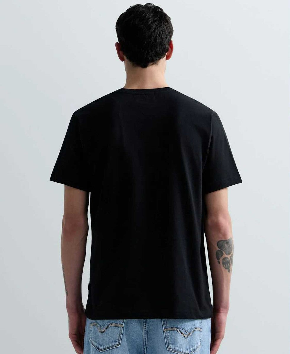REPLAY Ανδρικό T-Shirt Βαμβάκι Μαύρο Regular Fit M3368.000.23732P-098 BLACK 1823367