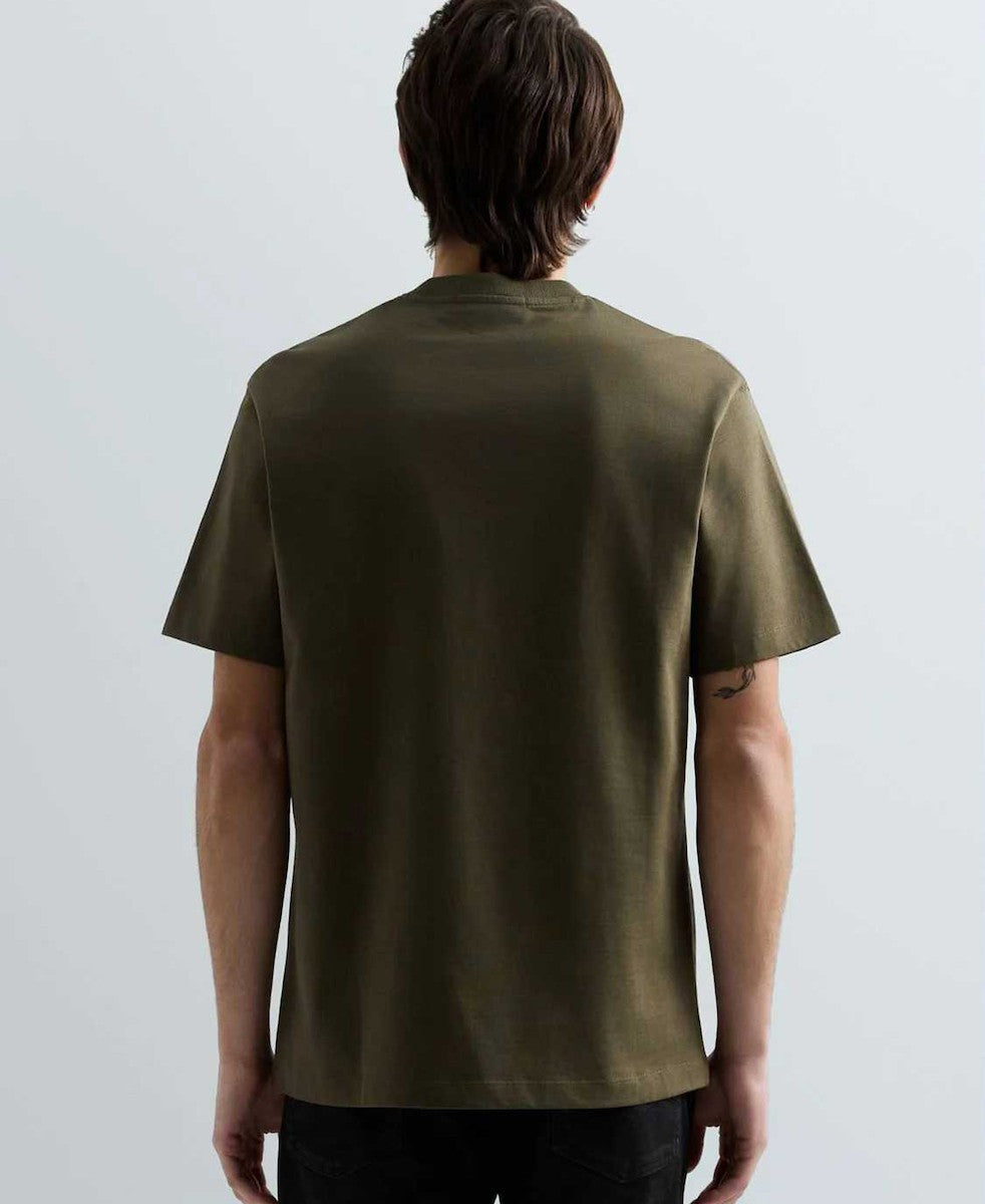 REPLAY Ανδρικό T-Shirt Βαμβάκι Χακί Regular Fit M3424.000.23804-949 MUD 1823368