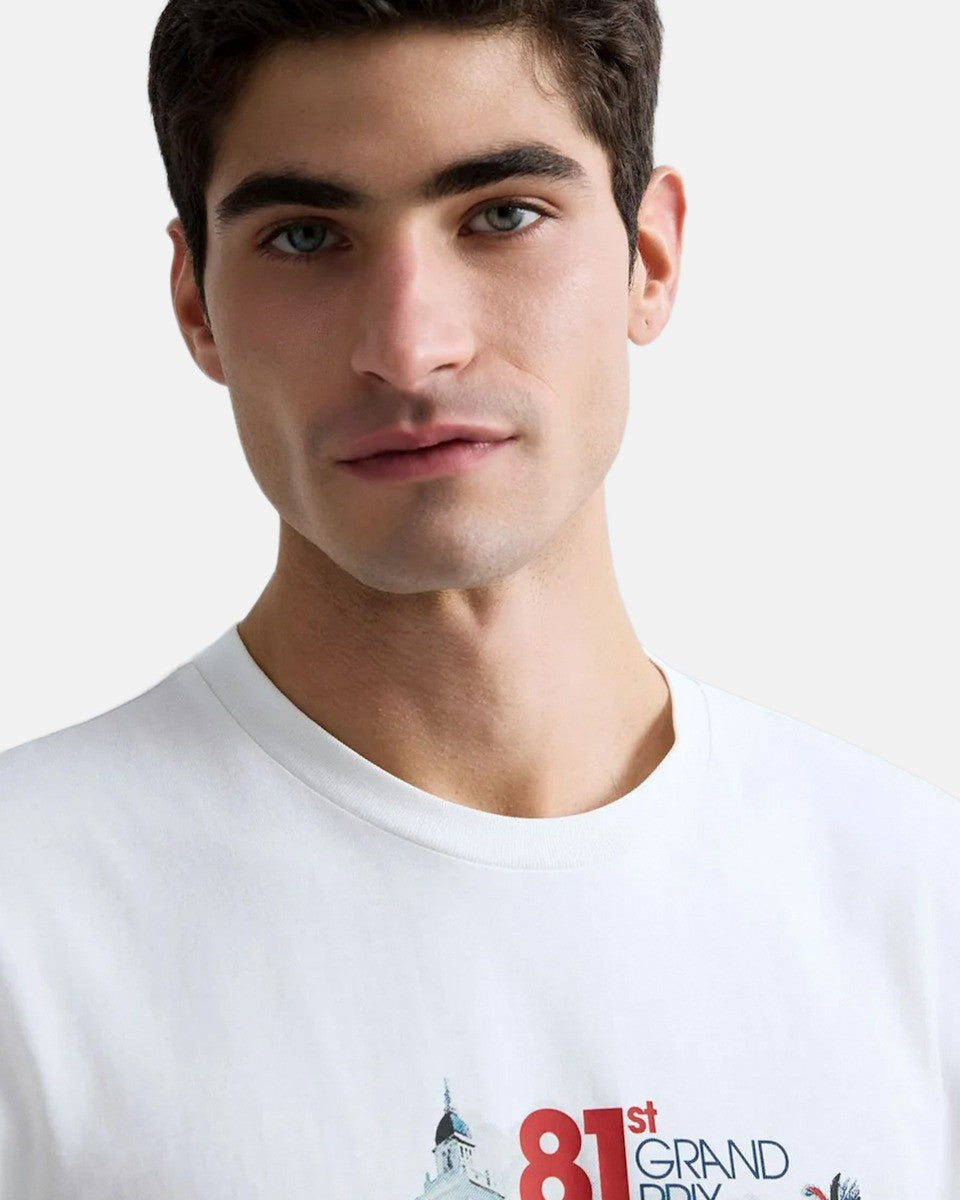 REPLAY Ανδρικό T-Shirt Βαμβάκι Λευκό Regular Fit M3429.000.2660-011 NATURAL WHITE 1823370