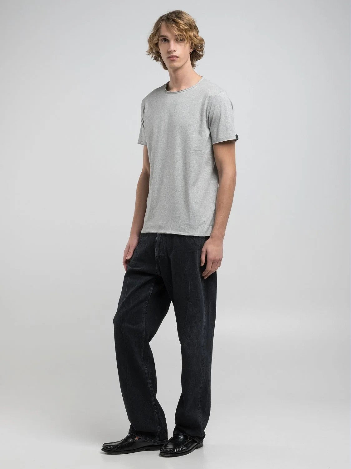 REPLAY Ανδρικό T-Shirt Βαμβάκι Γκρί Regular Fit M3590A.000.2660-093 PEARL GREY 1802659