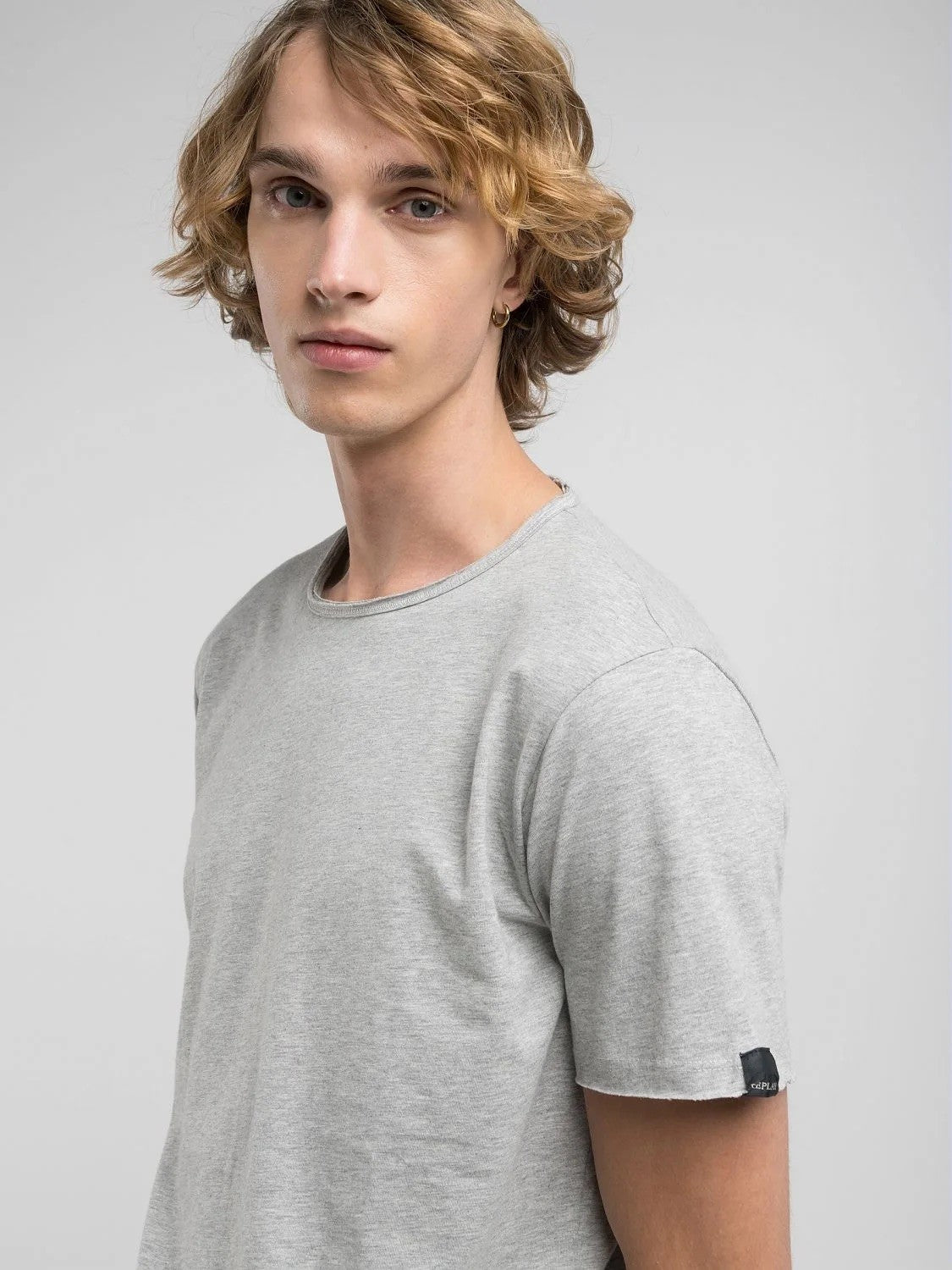 REPLAY Ανδρικό T-Shirt Βαμβάκι Γκρί Regular Fit M3590A.000.2660-093 PEARL GREY 1802659