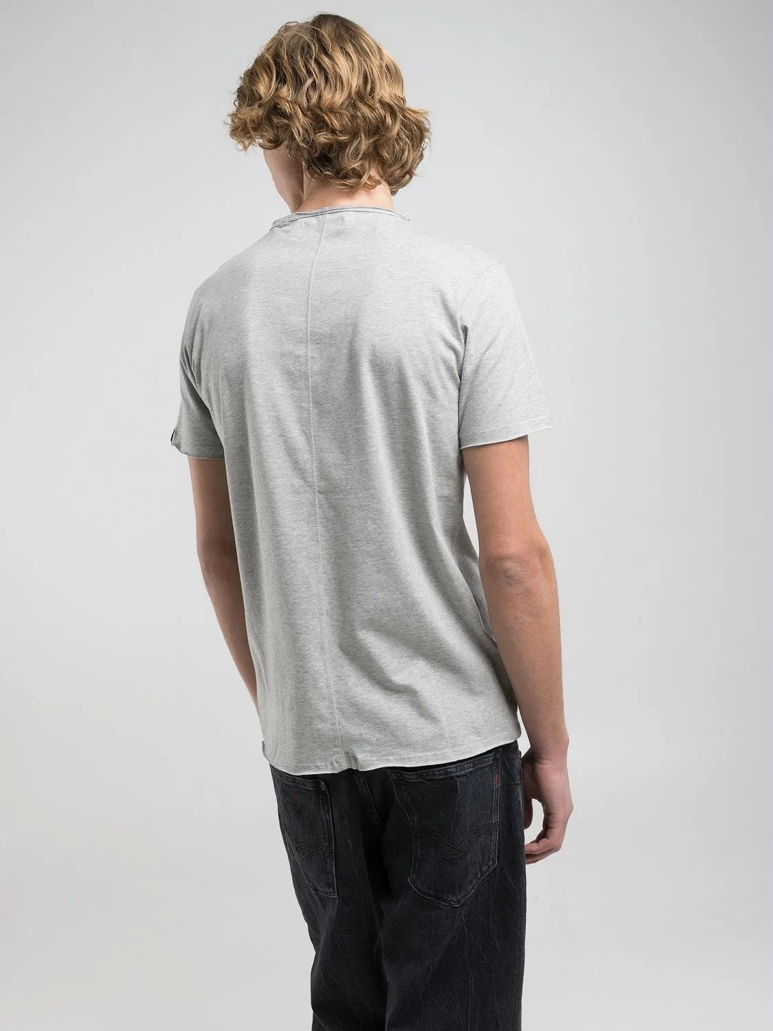 REPLAY Ανδρικό T-Shirt Βαμβάκι Γκρί Regular Fit M3590A.000.2660-093 PEARL GREY 1802659