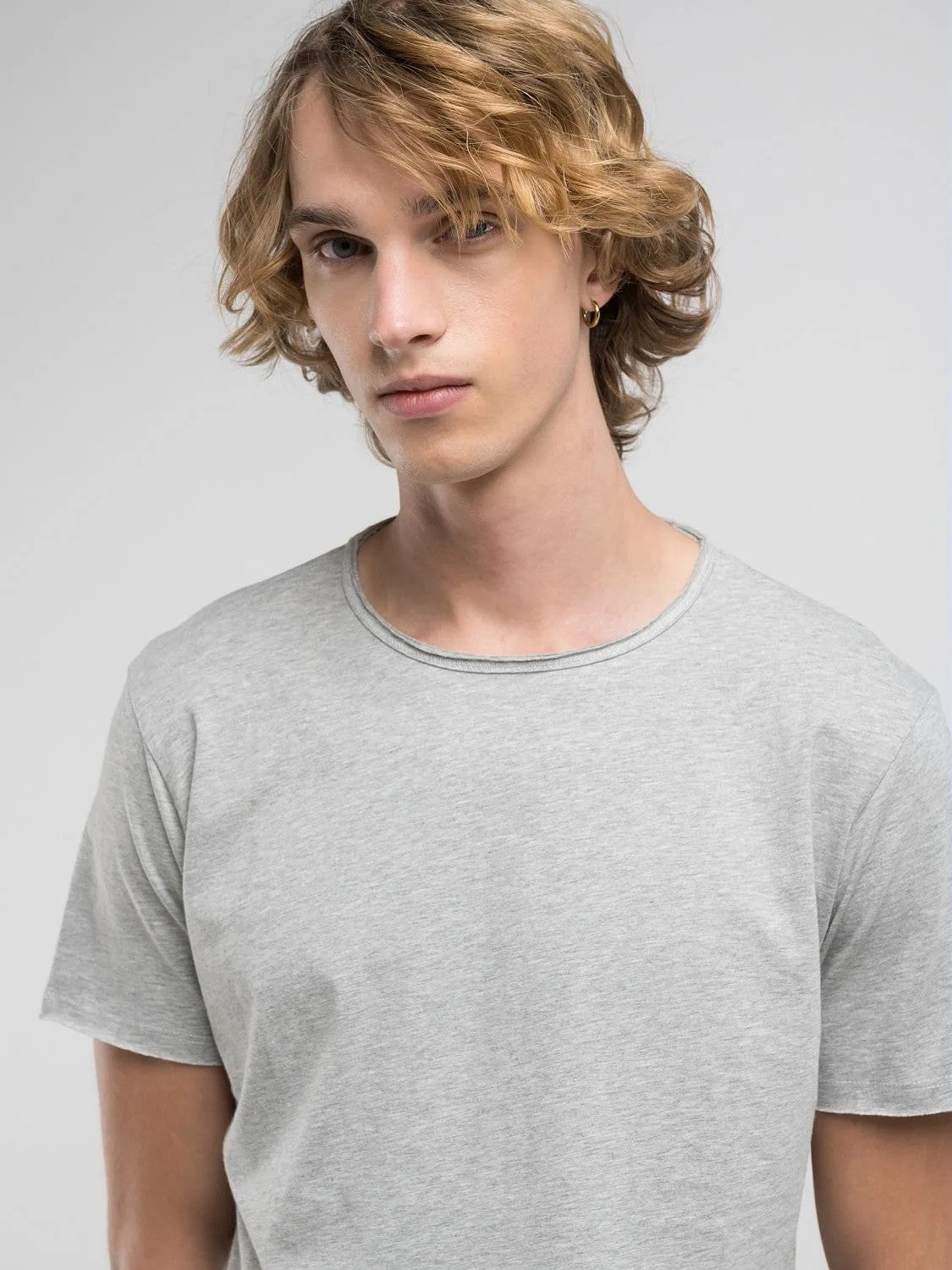 REPLAY Ανδρικό T-Shirt Βαμβάκι Γκρί Regular Fit M3590A.000.2660-093 PEARL GREY 1802659