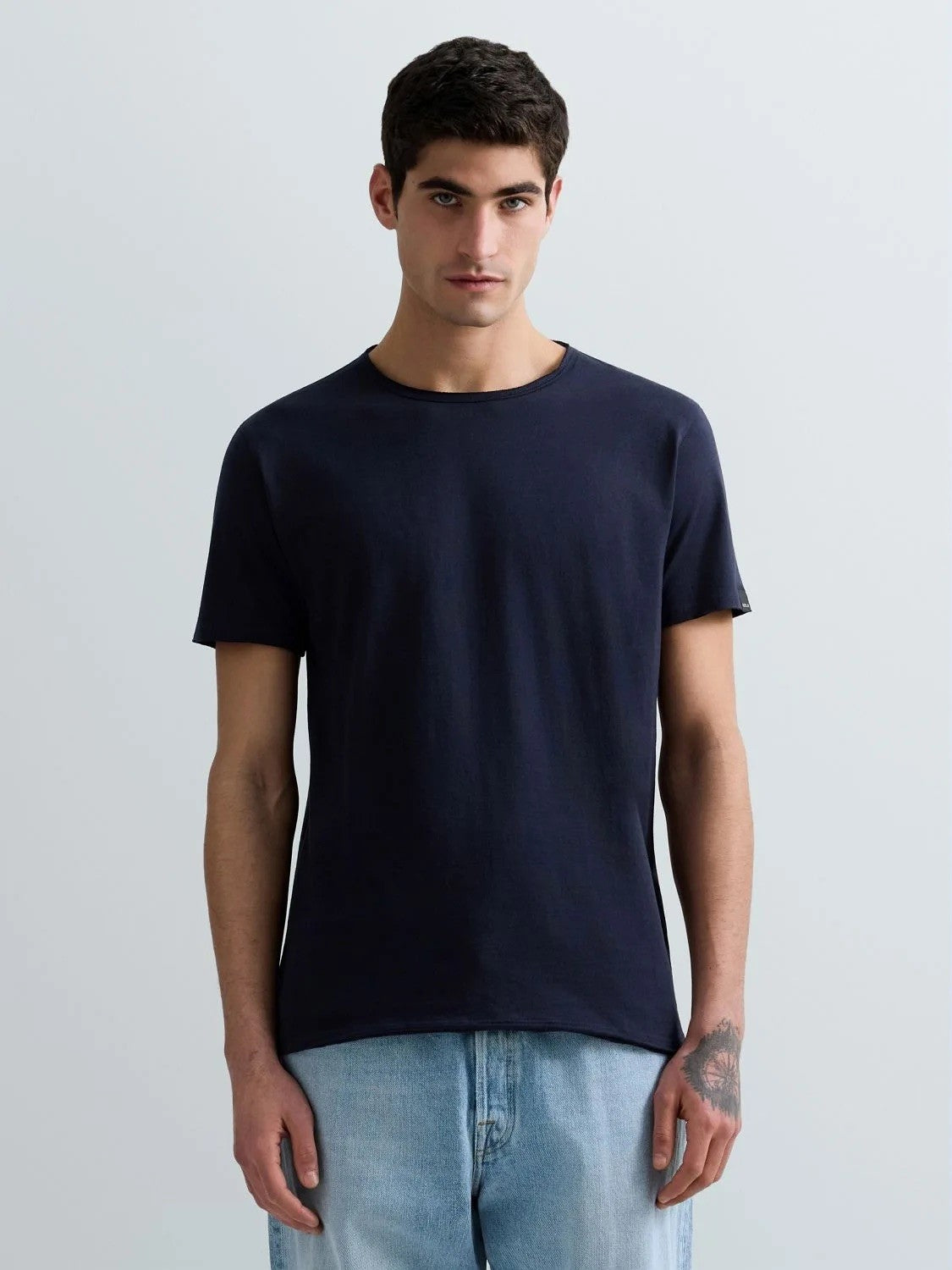 REPLAY Ανδρικό T-Shirt Βαμβάκι Μπλέ Regular Fit M3590A.000.2660-067 NIGHT BLUE 1802659