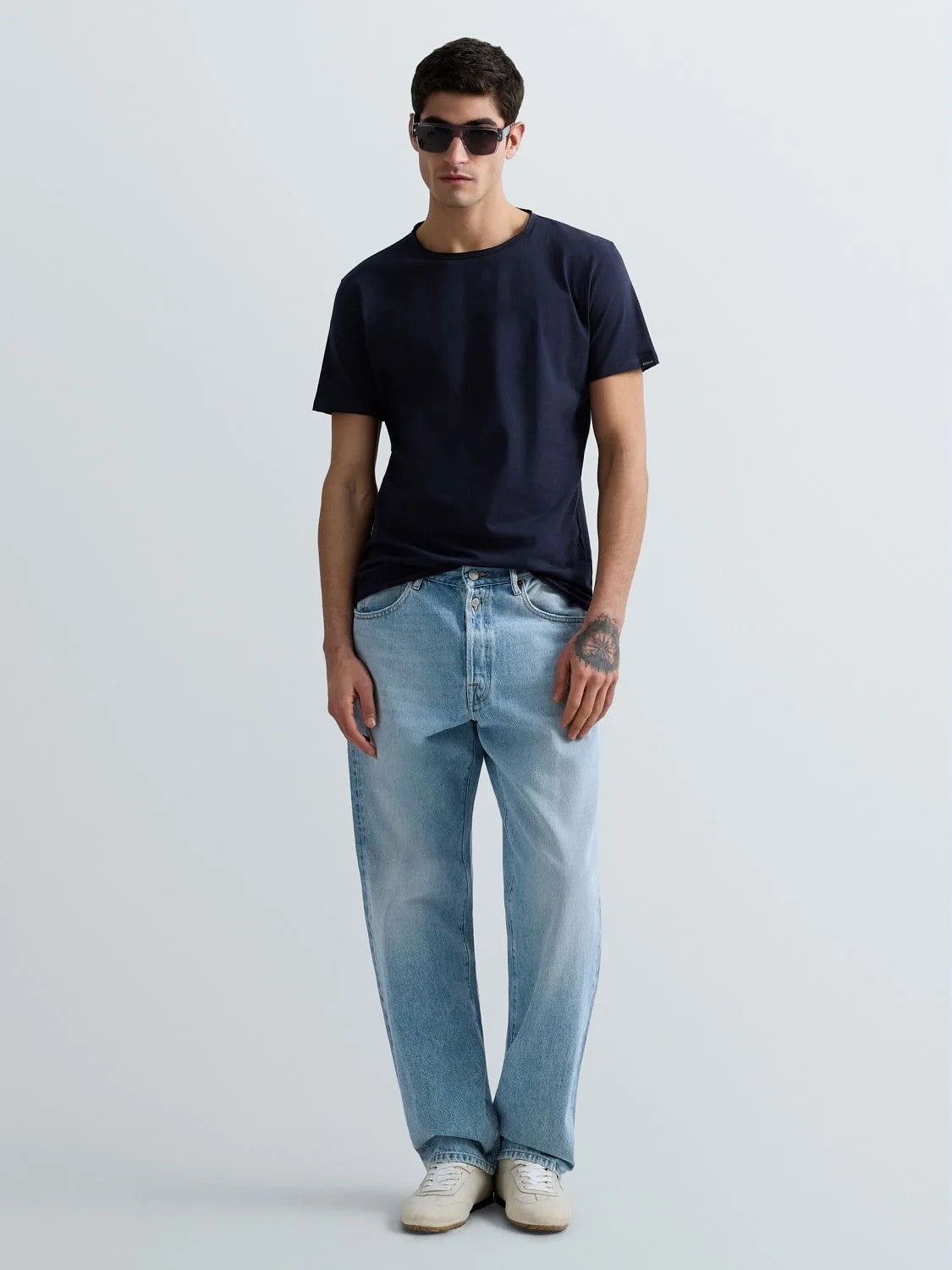 REPLAY Ανδρικό T-Shirt Βαμβάκι Μπλέ Regular Fit M3590A.000.2660-067 NIGHT BLUE 1802659