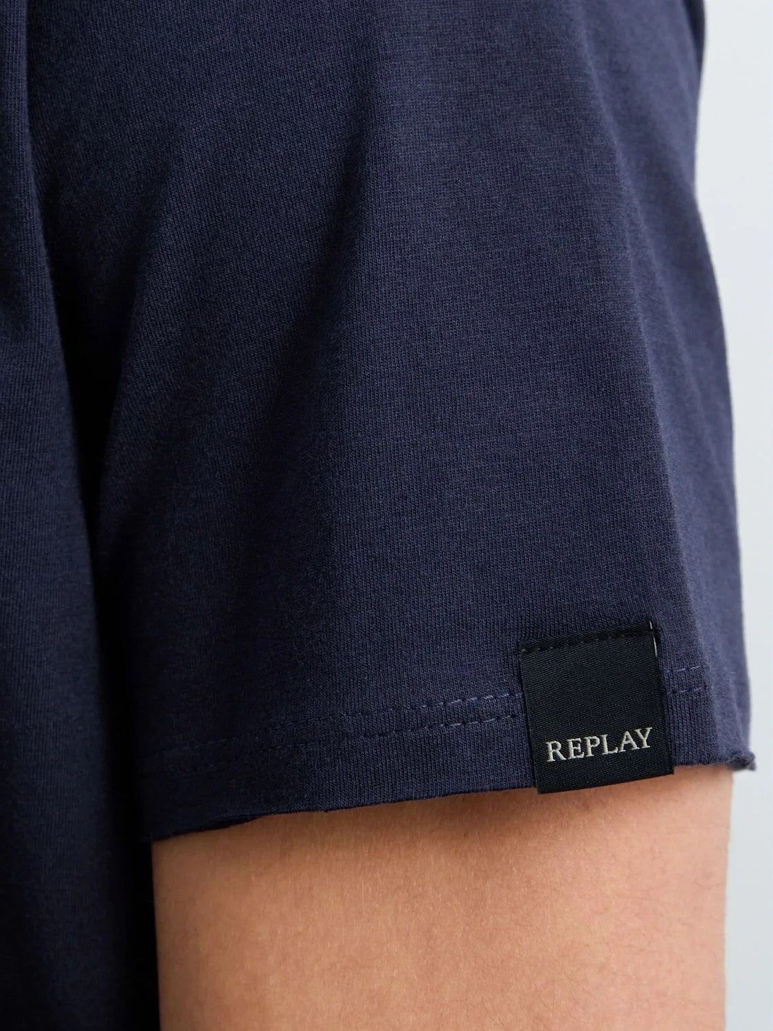 REPLAY Ανδρικό T-Shirt Βαμβάκι Μπλέ Regular Fit M3590A.000.2660-067 NIGHT BLUE 1802659