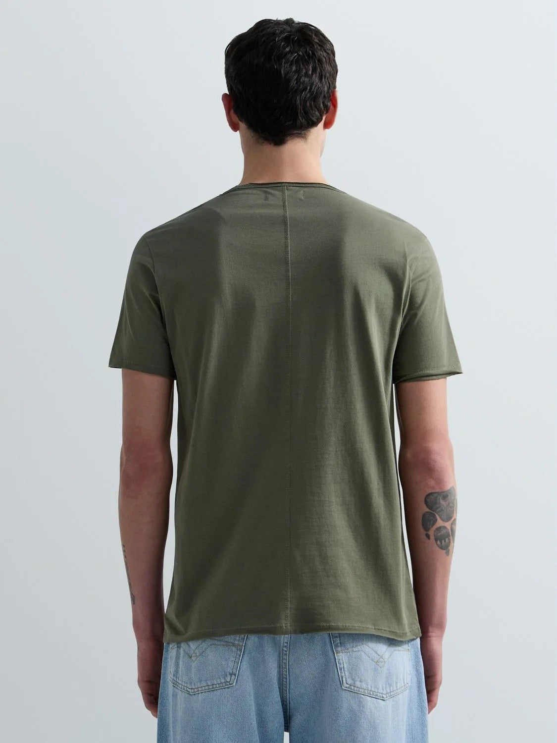 REPLAY Ανδρικό T-Shirt Βαμβάκι Χακί Regular Fit M3590A.000.2660-234 TUNDRA GREEN 1822084