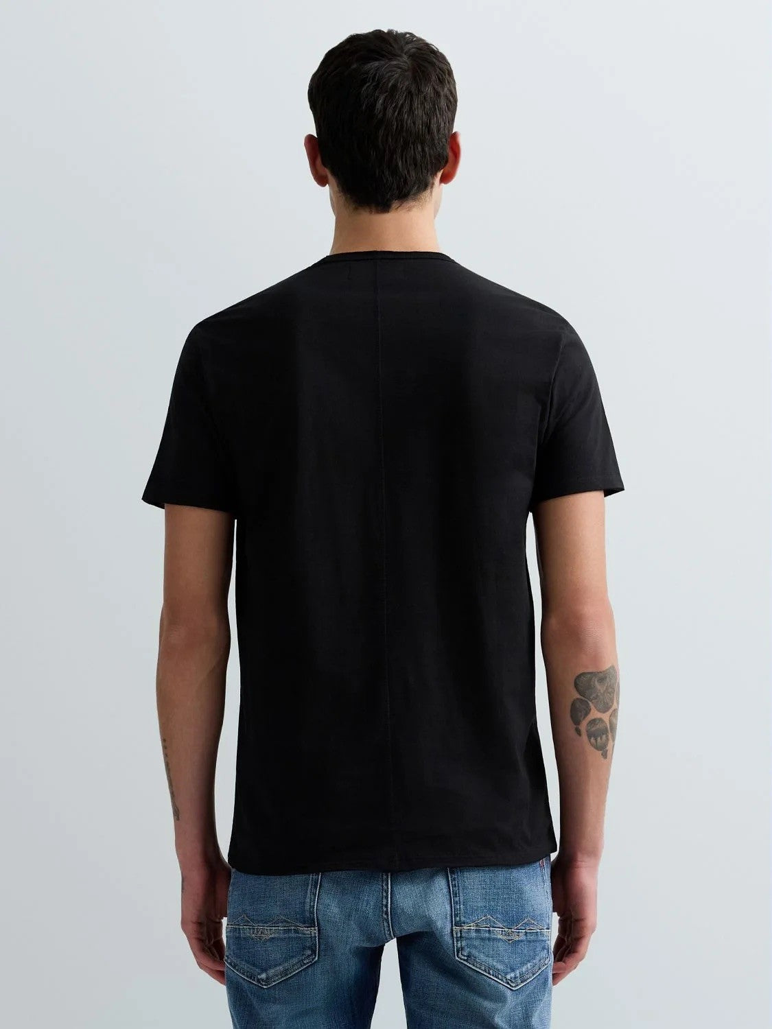 REPLAY Ανδρικό T-Shirt V Βαμβάκι Μαύρο Regular Fit M3591A.000.2660-098 BLACK 1822082