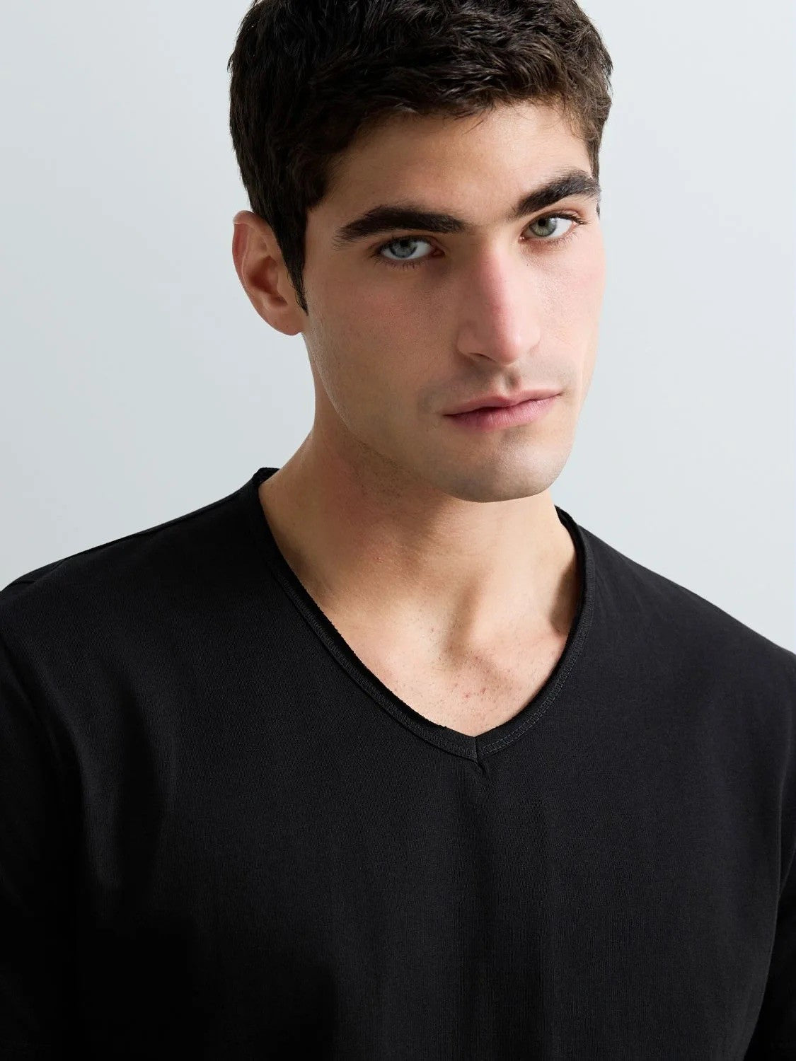 REPLAY Ανδρικό T-Shirt V Βαμβάκι Μαύρο Regular Fit M3591A.000.2660-098 BLACK 1822082