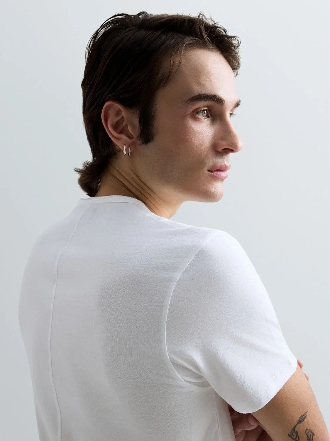 REPLAY Ανδρικό T-Shirt V Βαμβάκι Λευκό Regular Fit M3591A.000.2660-011 WHITE 1822082