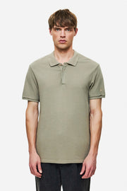 DIRTY LAUDRY Ανδρικό T-Shirt Polo Βαμβάκι Χακί Regular Fit DLMT000665/TAUPE 1824187