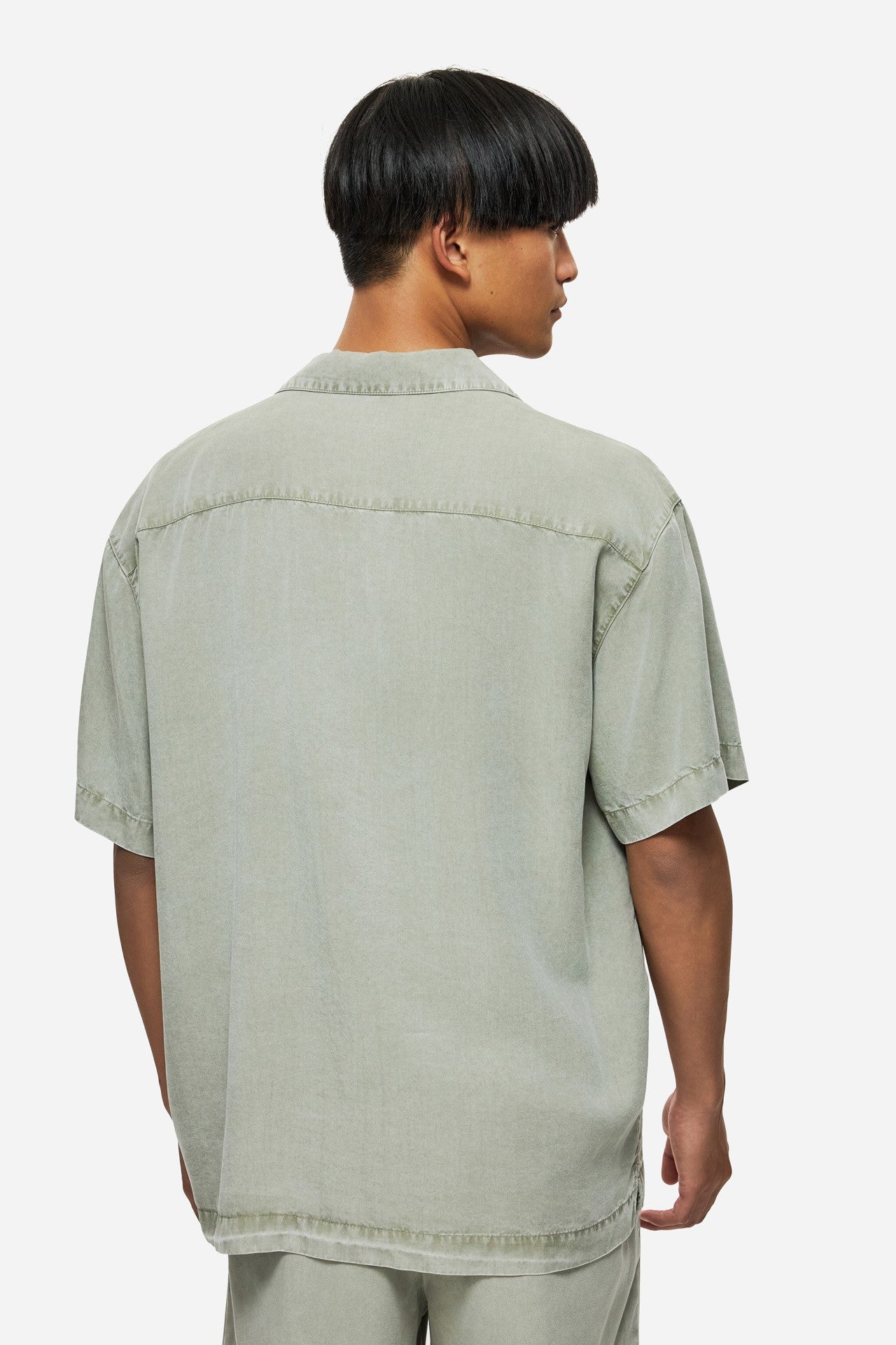 DIRTY LAUDRY Ανδρικό Πουκάμισο Lyocell Γκρί Relaxed Fit DLMS000127/VINTAGE GREIGE 1815228