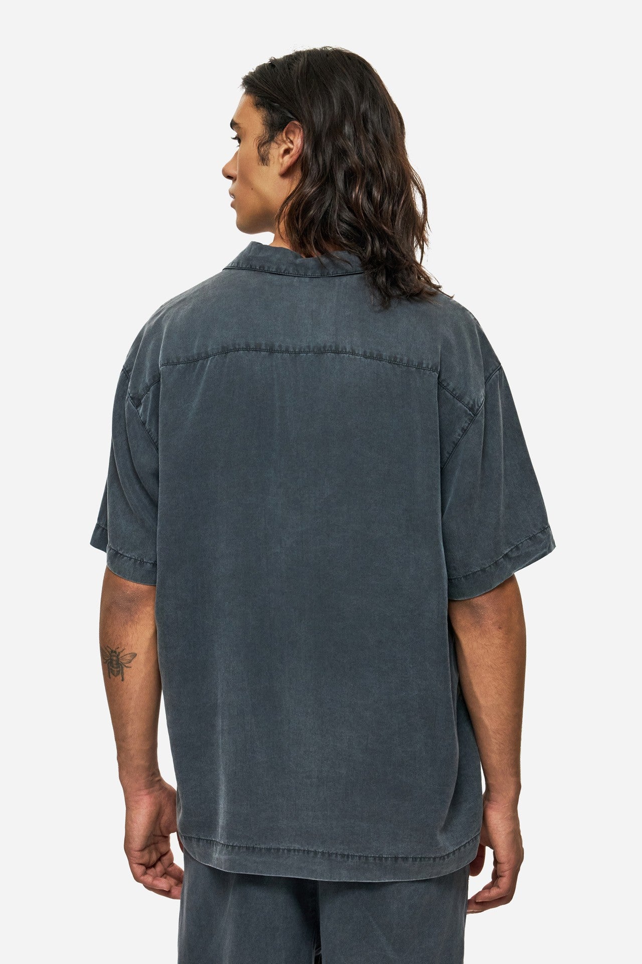 DIRTY LAUDRY Ανδρικό Πουκάμισο Lyocell Μπλέ Relaxed Fit DLMS000127/VINTAGE BLUE 1815228